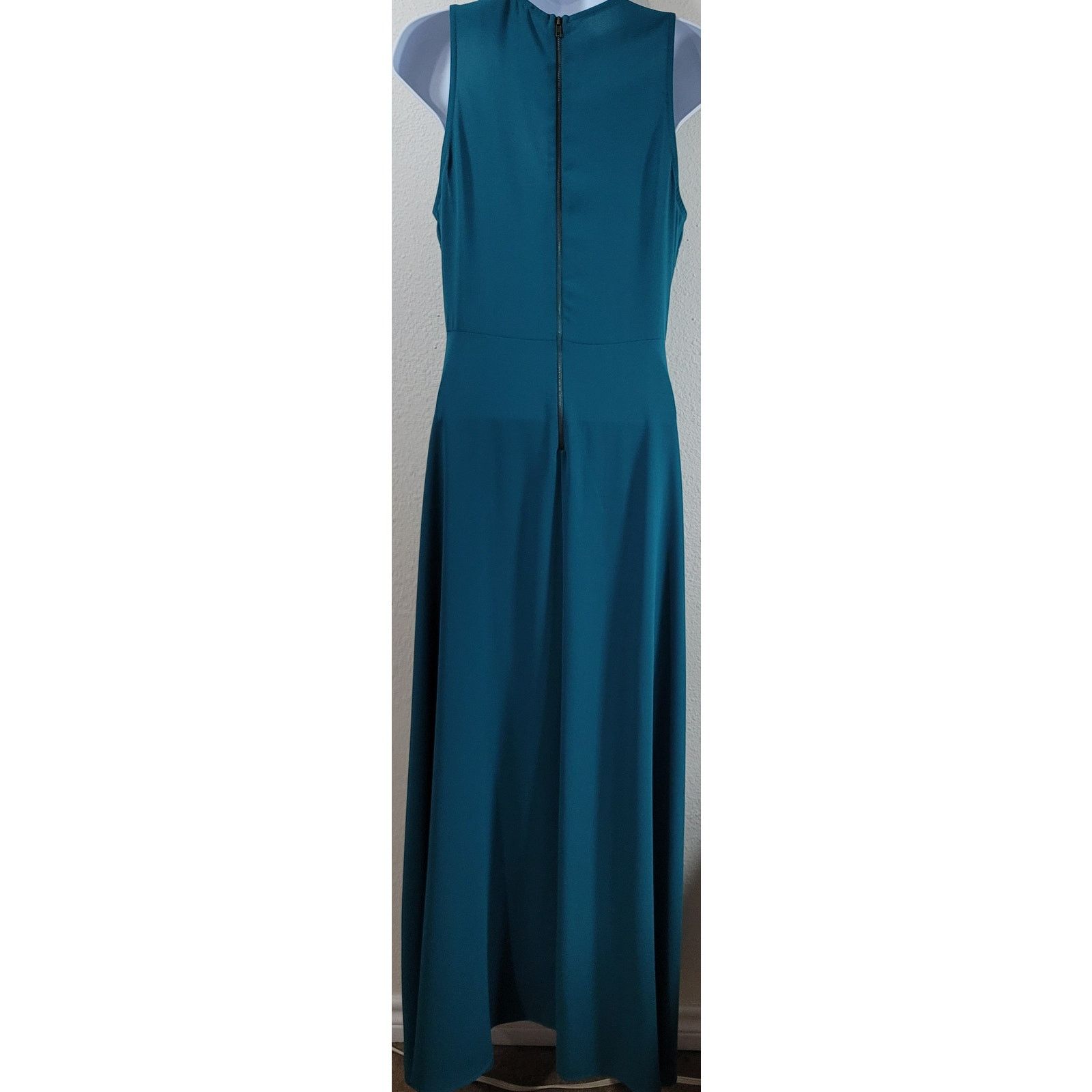 Other Everly Teal Green Keyhole Neck Evening Maxi Dress Medium Size M / US 6-8 / IT 42-44 - 3 Thumbnail