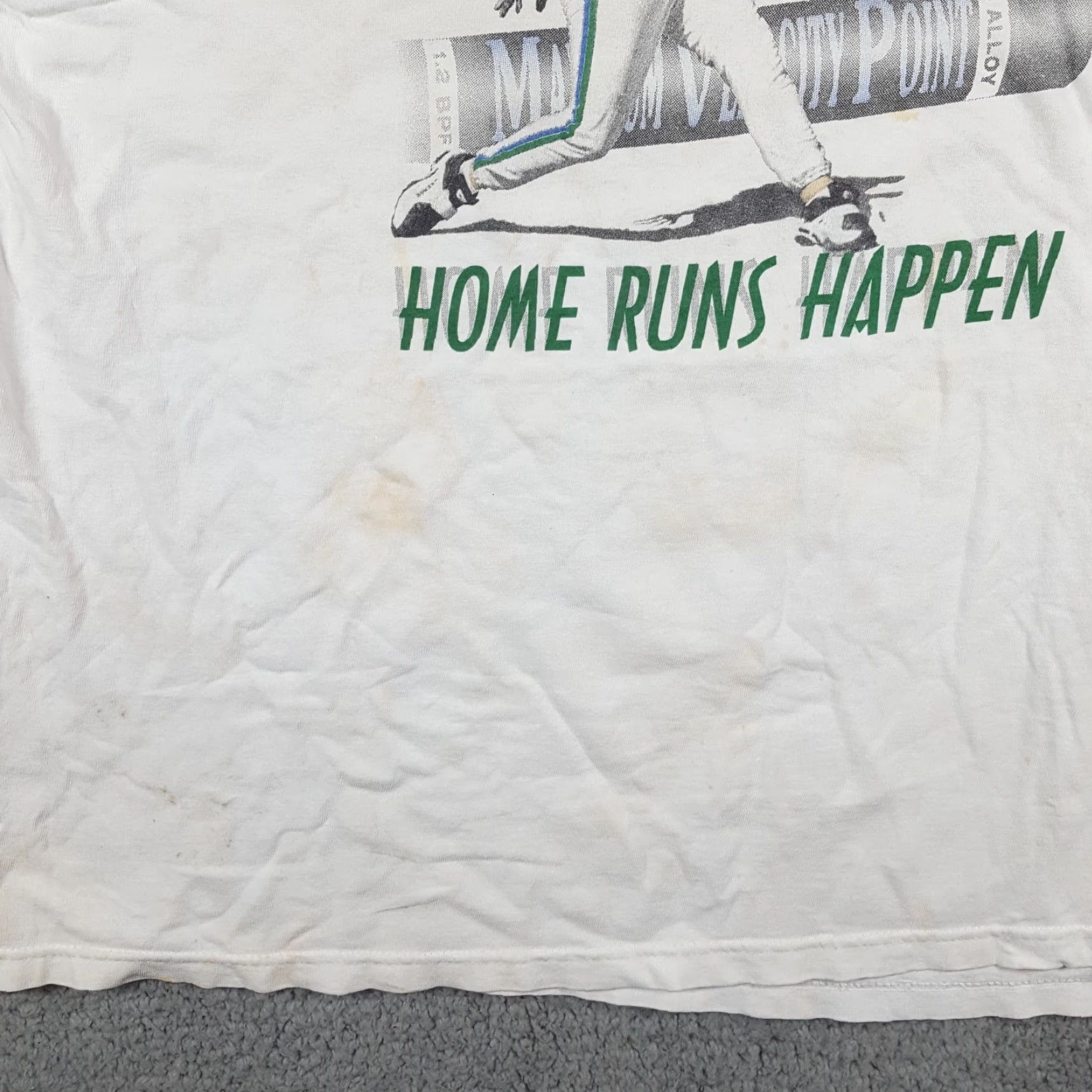 Delta Vintage Delta MLB T-Shirt Men XL White 90s Baseball Grunge Retro Sports Distressed Size US XL / EU 56 / 4 - 4 Thumbnail