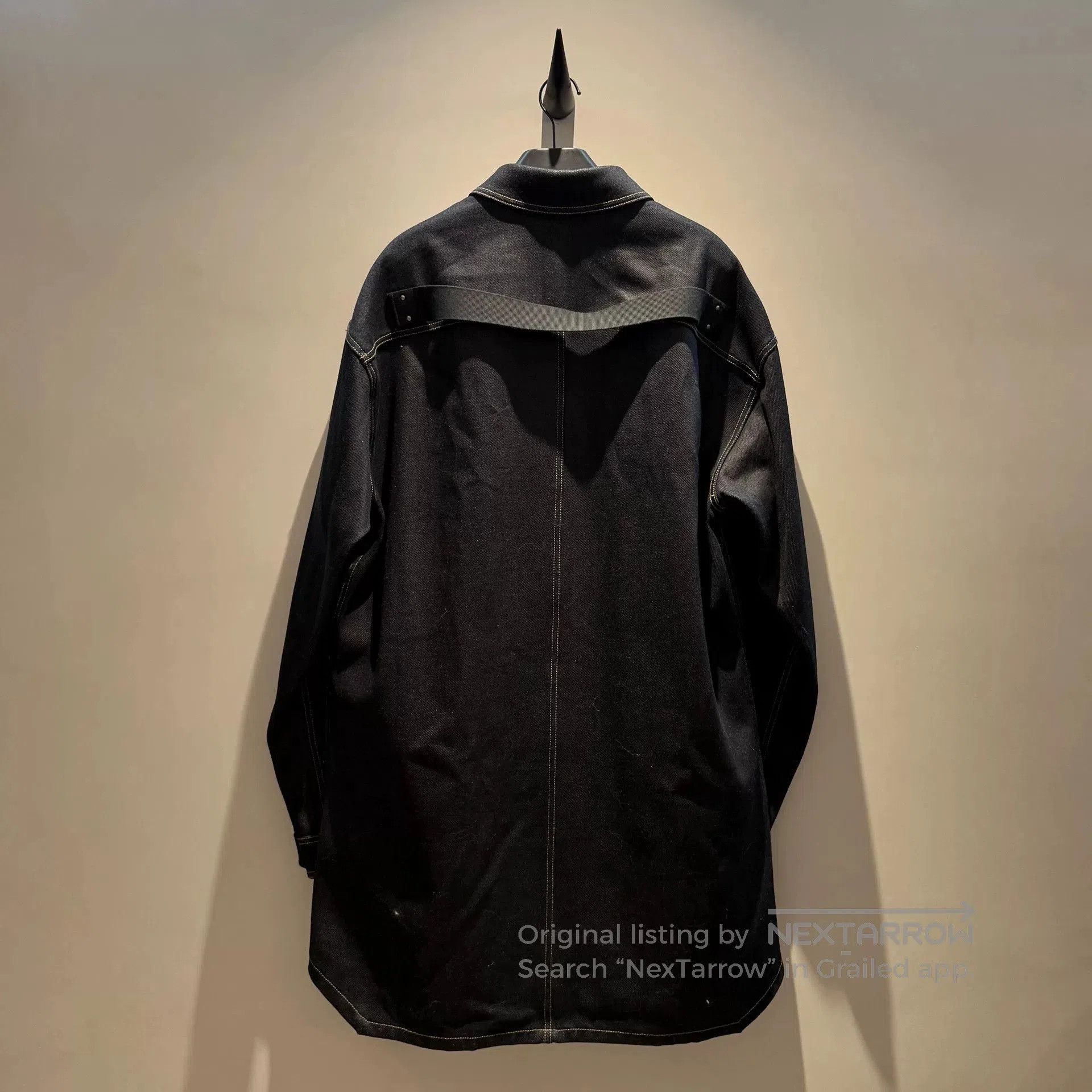 Rick Owens rick owens oversized denim jacket in black. Size US L / EU 52-54 / 3 - 3 Thumbnail