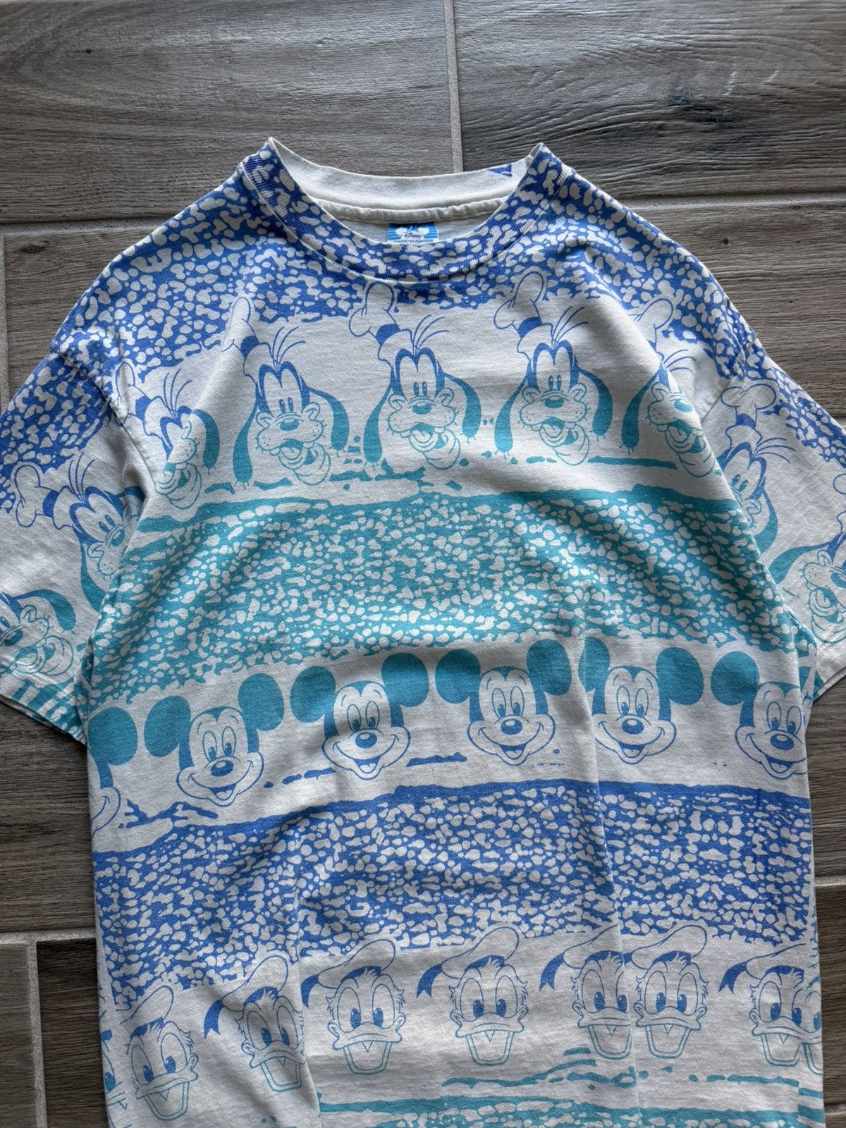 Disney Vintage 90s Disney Wrap Around AOP T-Shirt Sz XL Gently Used Size US XL / EU 56 / 4 - 3 Thumbnail