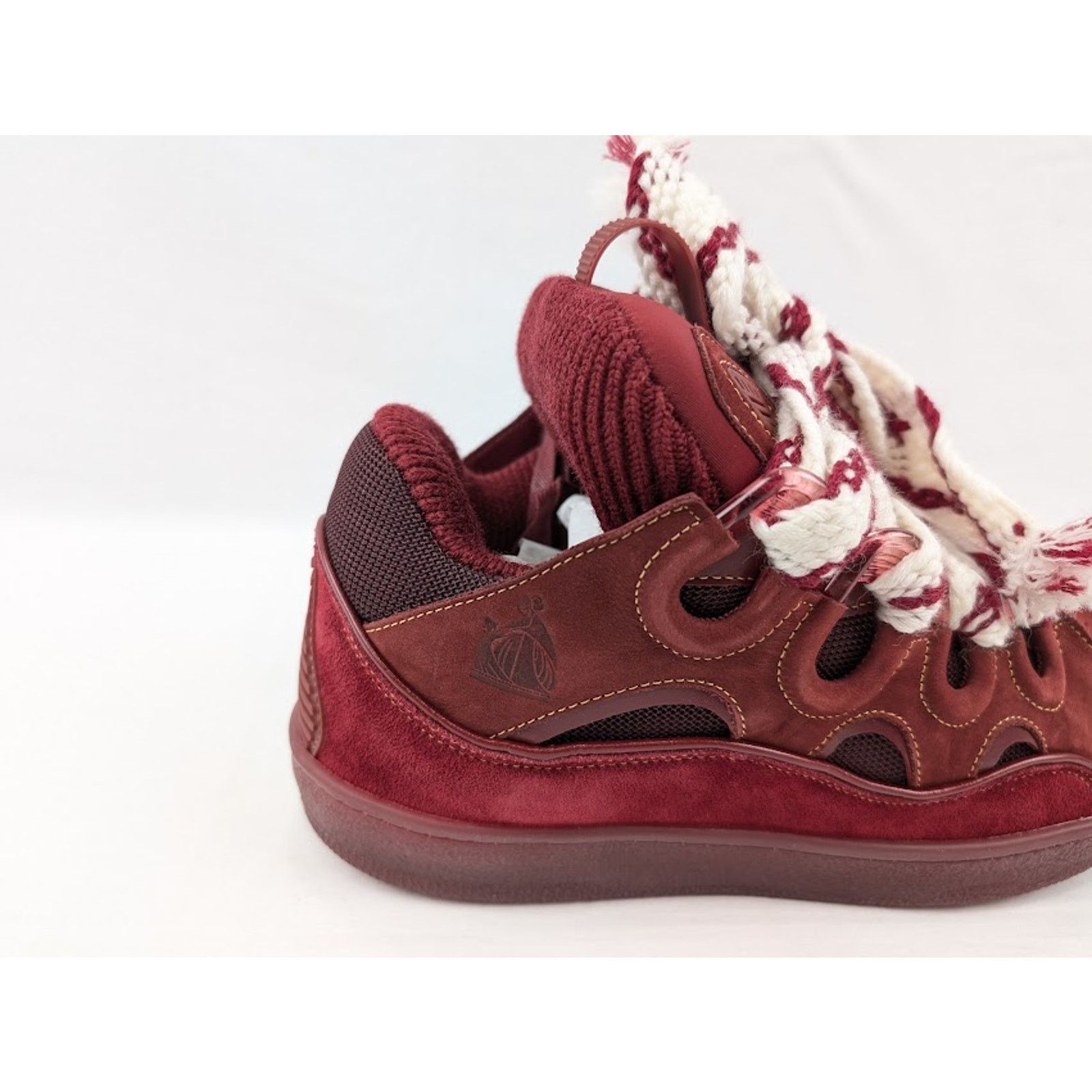 Lanvin o1rshd1 Curb Sneakers in Burgandy Size US 10 / EU 43 - 4 Thumbnail