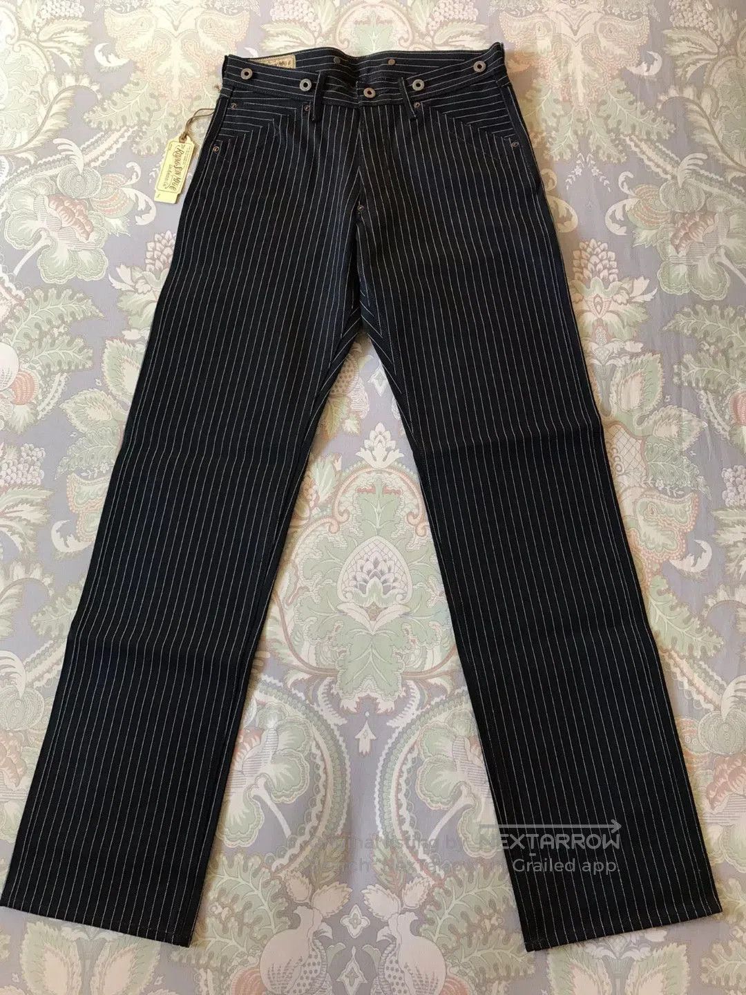 Rising Sun & Co. Rising Sun Indigo Striped Work Pants. Size US 29 - 2 Thumbnail