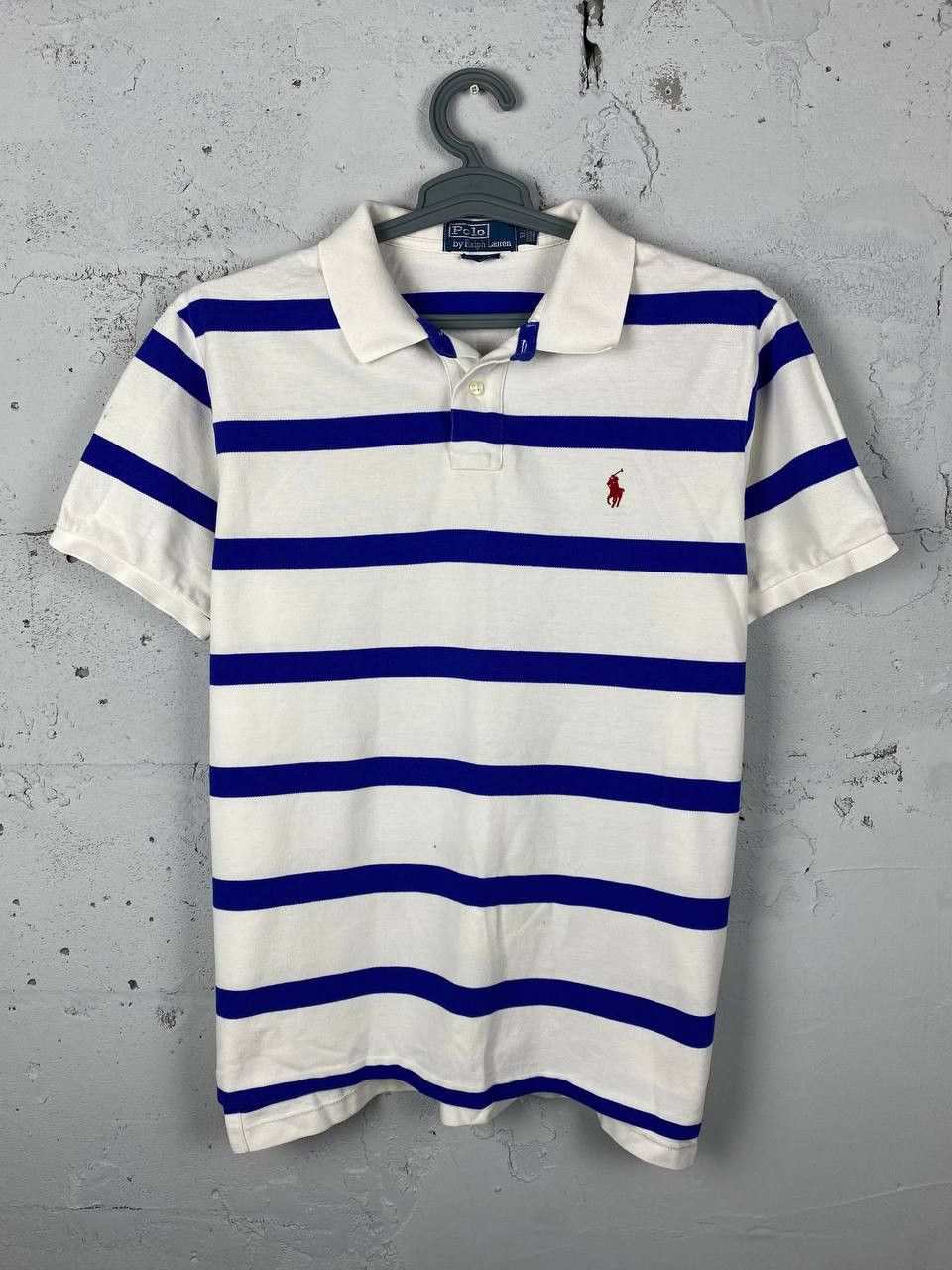 Polo Ralph Lauren × Vintage Polo Ralph Lauren Stripes Blue Polo Shirt Chief Keef Size US XL / EU 56 / 4 - 1 Thumbnail