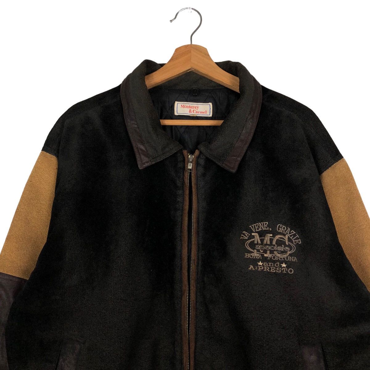 Japanese Brand 🔥Vintage Bomber Jacket Monterey & Carmel Big Logo Cartoon Size US L / EU 52-54 / 3 - 3 Thumbnail