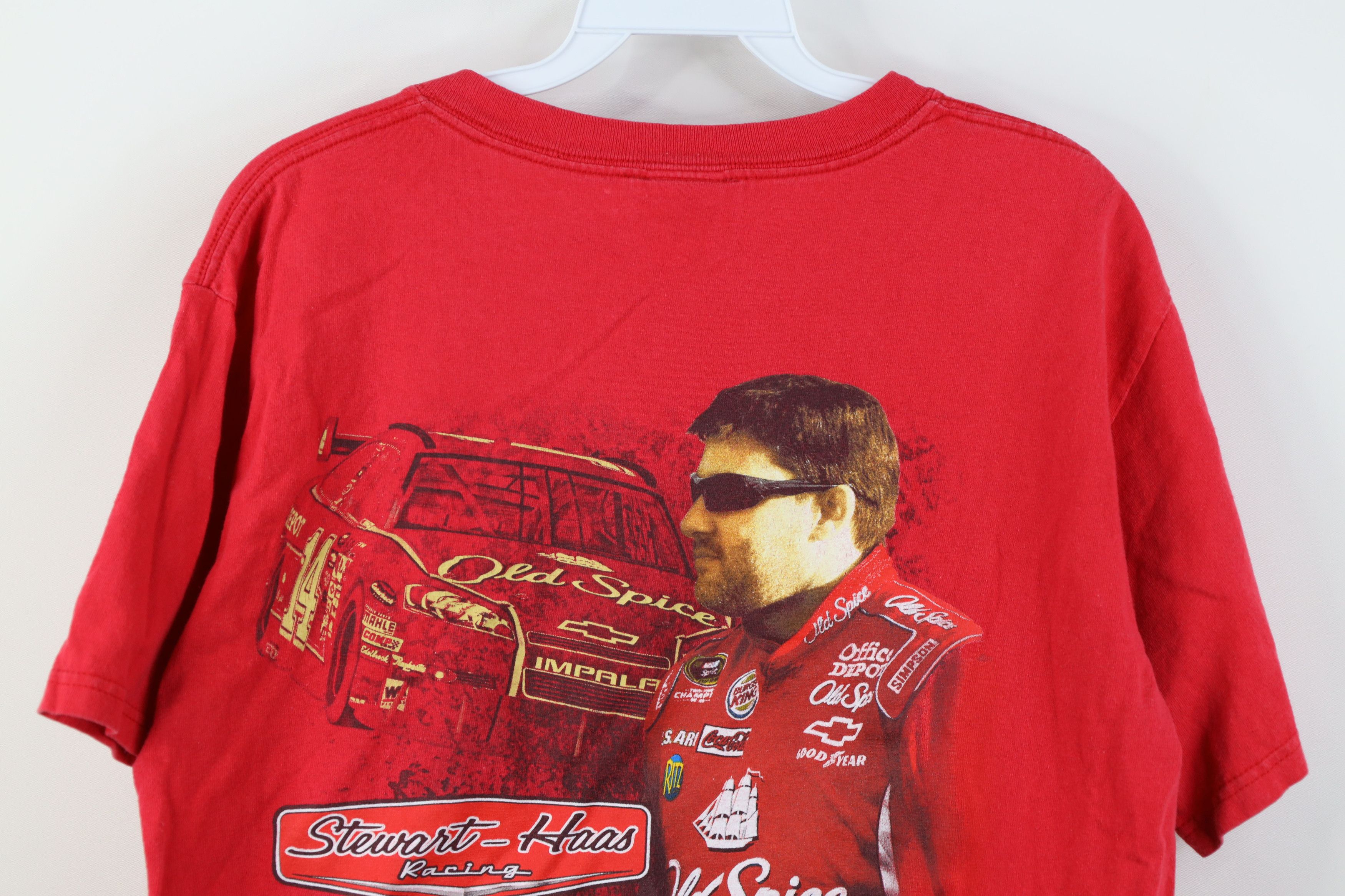 Vintage Vintage Y2K NASCAR Stewart Racing All Over Print T-Shirt Size US M / EU 48-50 / 2 - 13 Thumbnail