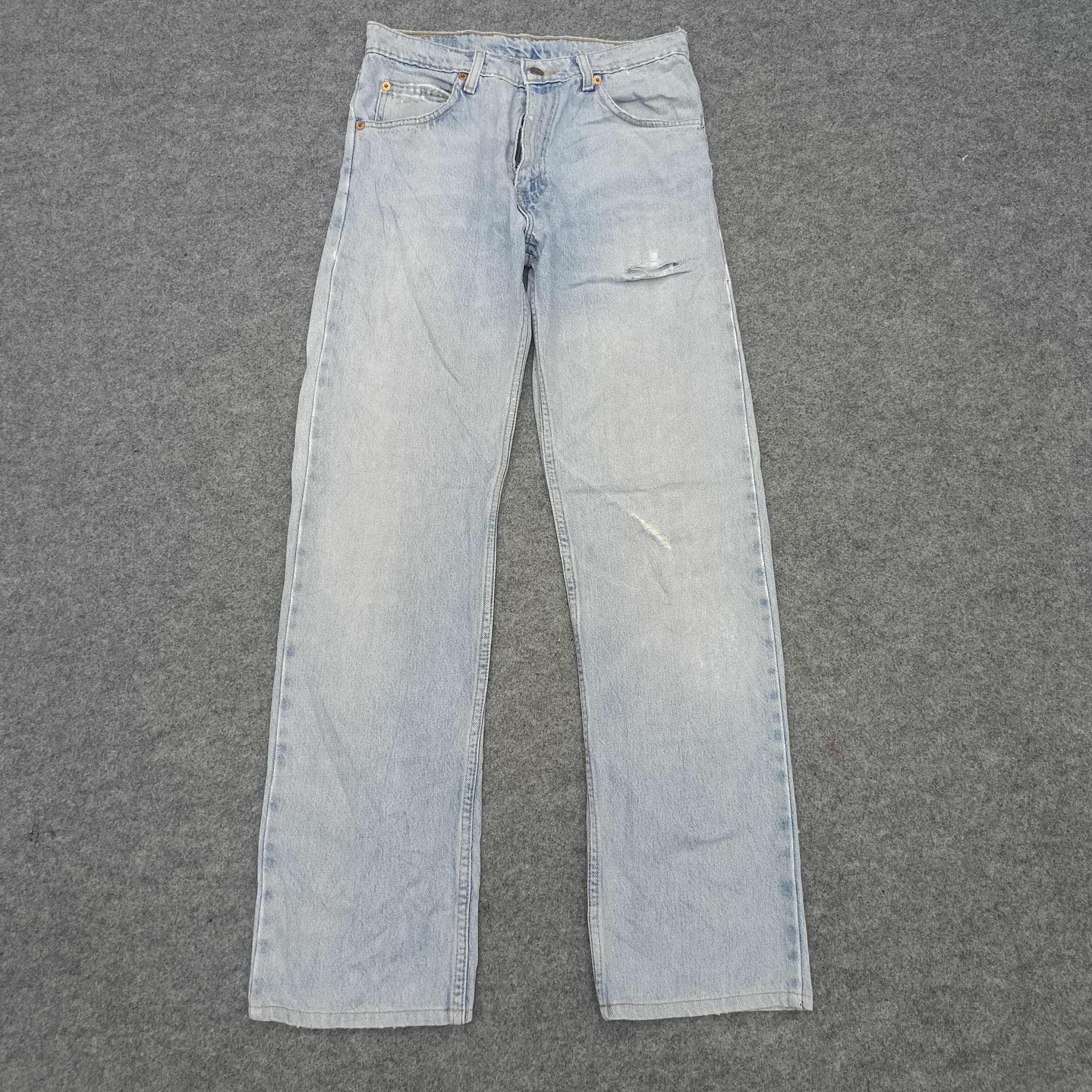 Levi's Vintage Levis Distressed Denim Kurt Cobain Style Size US 30 / EU 46 - 1 Thumbnail