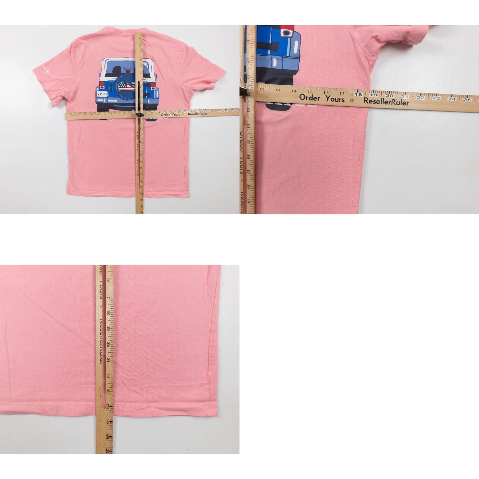 Vineyard Vines Vineyard Vines Short Sleeve Pocket Tee Adult X-Small Pink Cotton T-Shirt Mens Size US XS / EU 42 / 0 - 8 Thumbnail