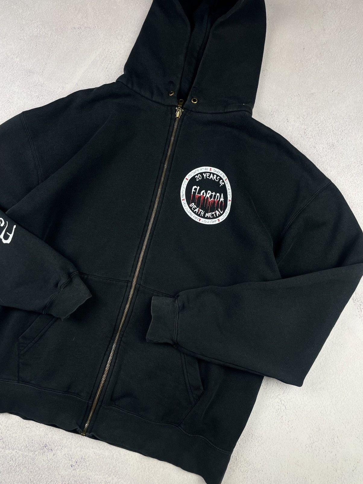 Fruit Of The Loom Obituary Vintage Y2K Hoodie Black Size XL Death Metal Band Size US XL / EU 56 / 4 - 2 Thumbnail