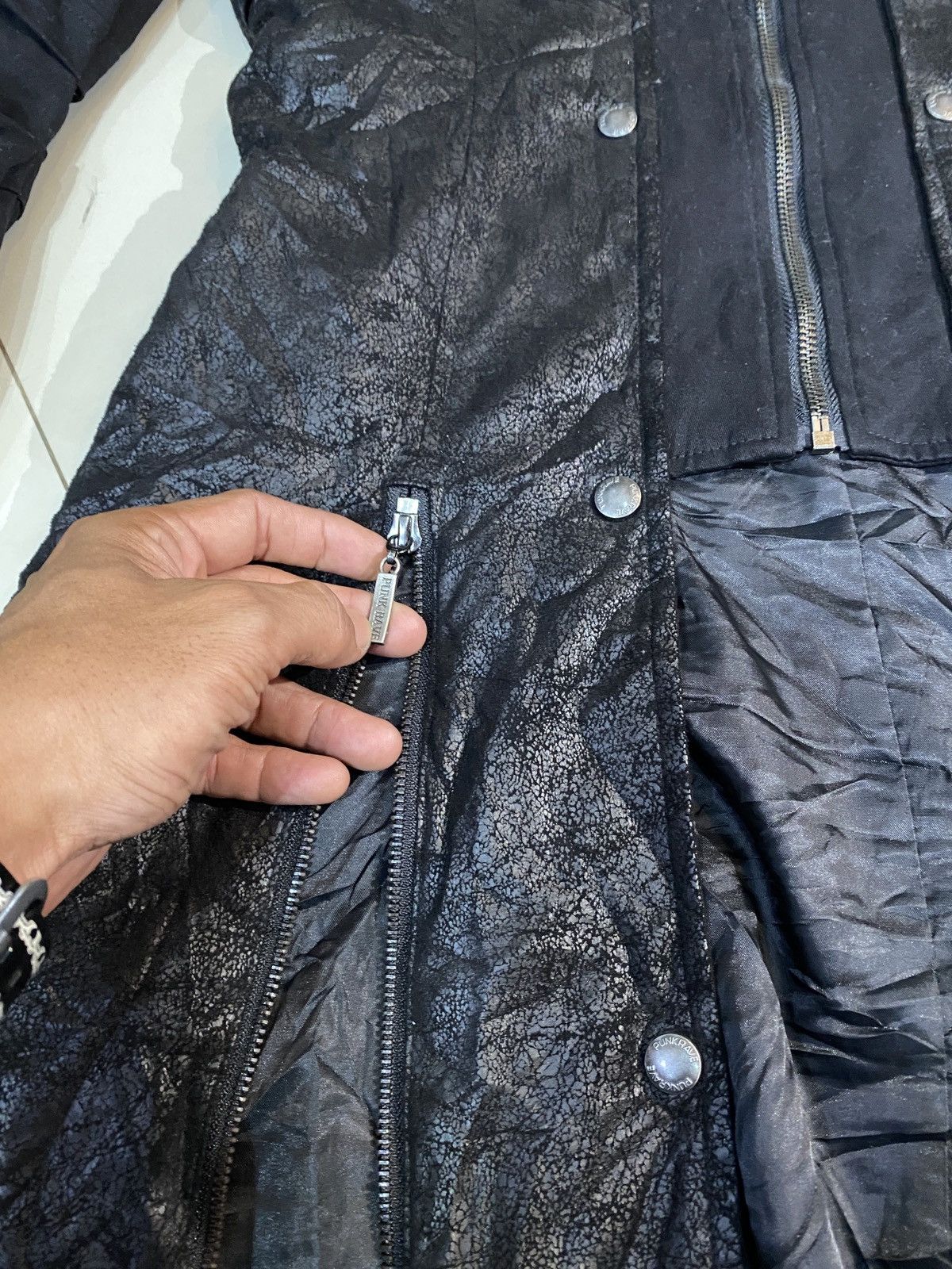 If Six Was Nine Japanese Rave Bondage Faux Leather Coat Ghotic Punk Style Size US M / EU 48-50 / 2 - 11 Thumbnail