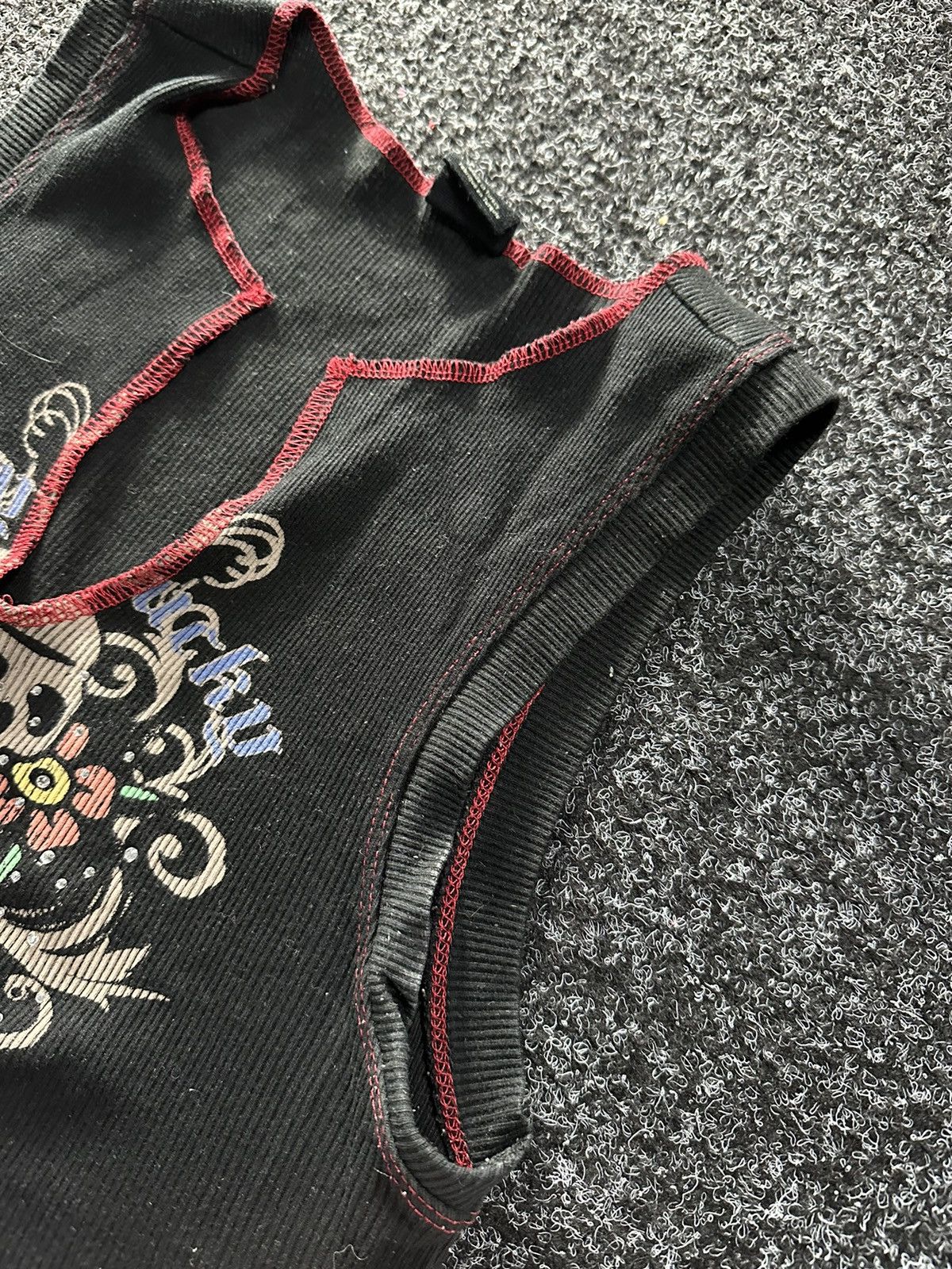 Designer × Ed Hardy ❗️Vintage Ed Hardy STYLE tiger big True Love Logo Women Tee Size S / US 4 / IT 40 - 6 Thumbnail