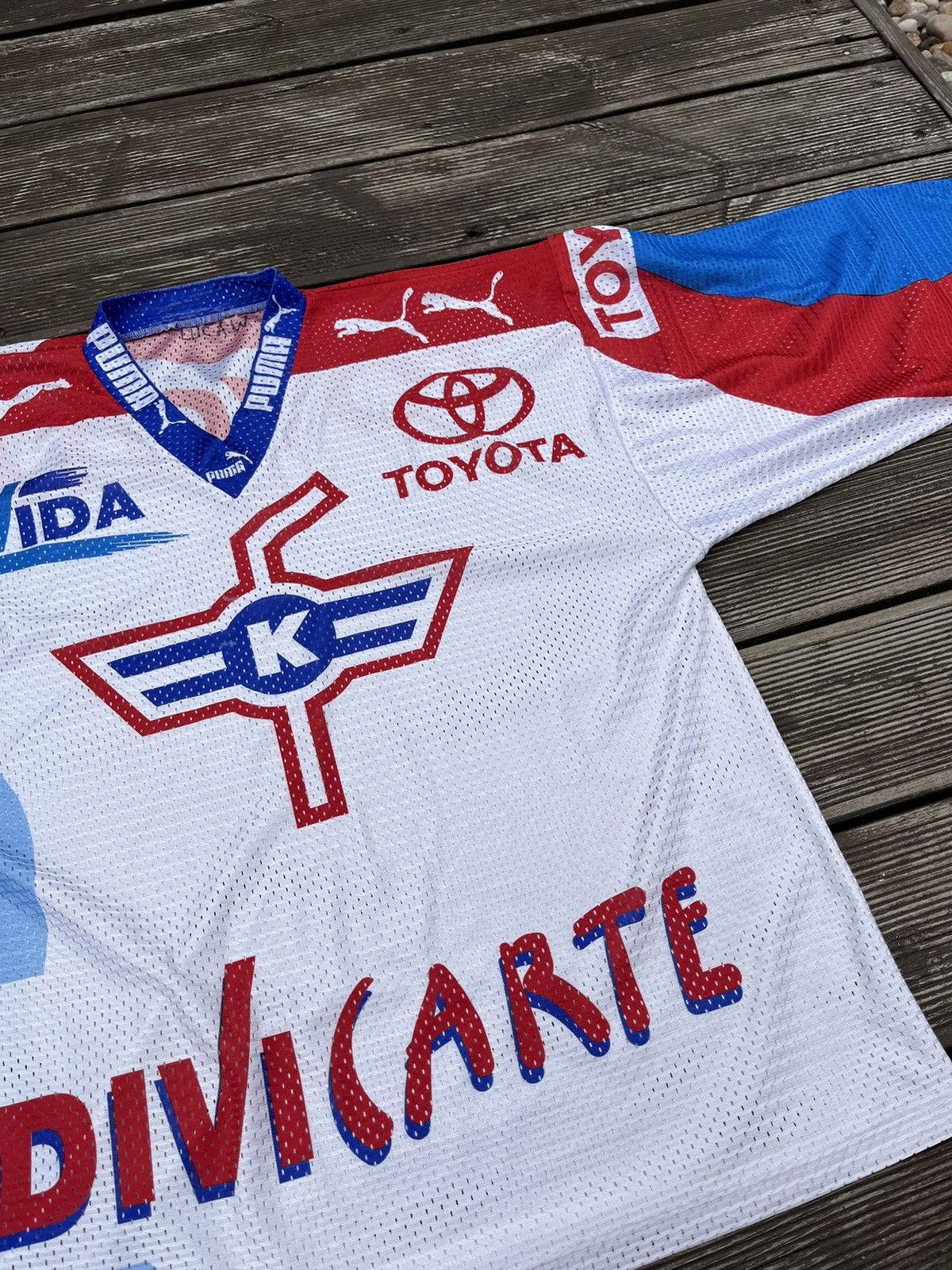 Puma × Vintage Vintage Kloten Flyers Ochsner Ice Hockey Sports Puma Jersey Size US XL / EU 56 / 4 - 6 Thumbnail