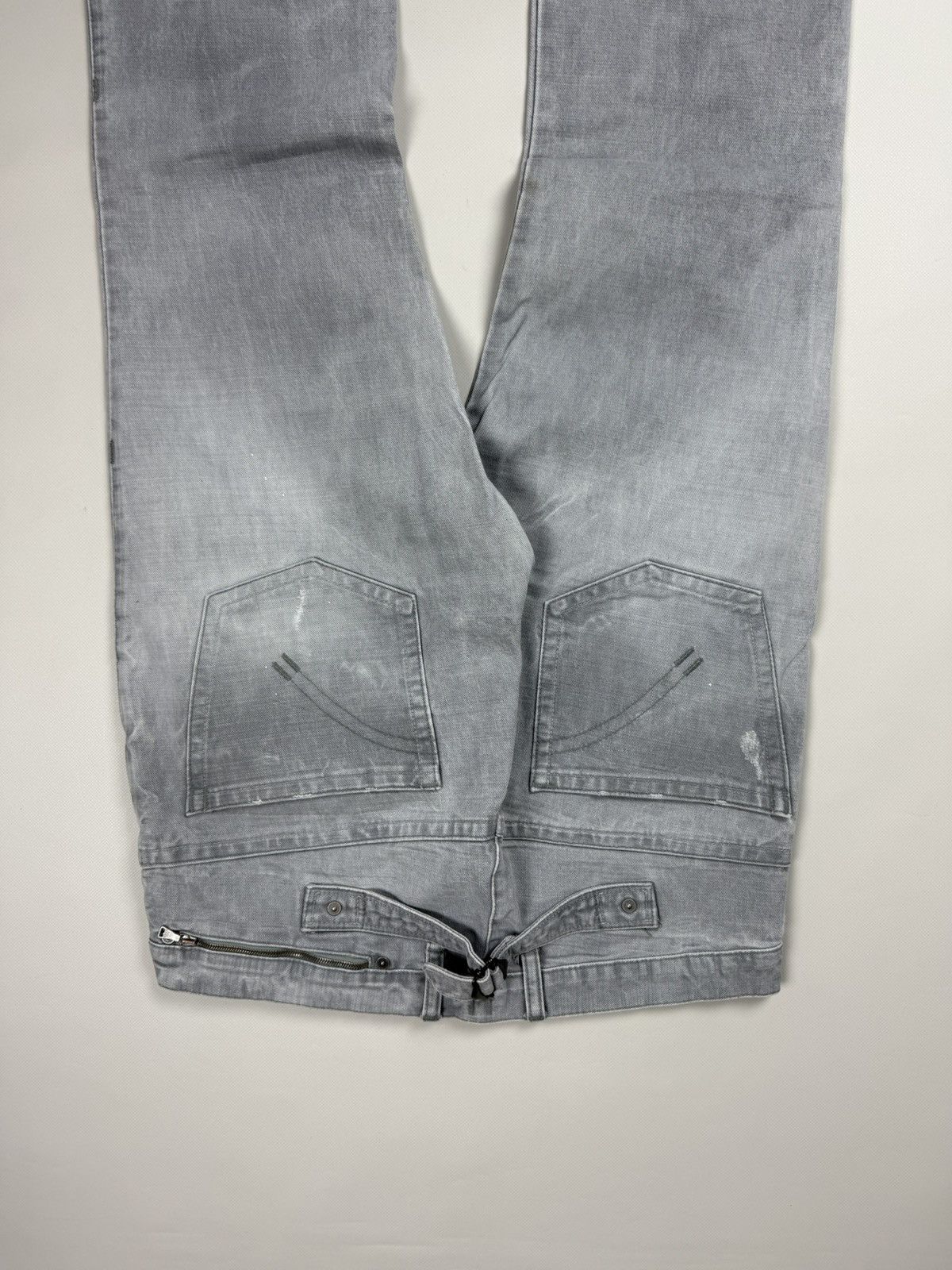 Neil Barrett Neil Barrett Men’s Back Buckle Distressed Denim Jeans Size US 34 / EU 50 - 22 Thumbnail