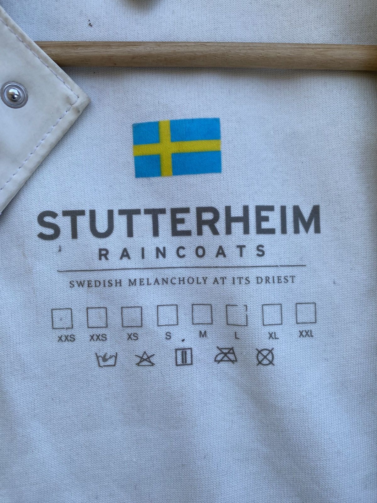 Stutterheim Rare Stutterheim Stockholm raincoat three-shade color scheme Size US M / EU 48-50 / 2 - 12 Thumbnail