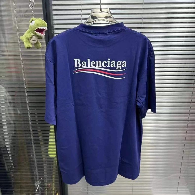 Balenciaga Balenciaga Blue Coke Short Sleeve 2505-Nextarrow Size US L / EU 52-54 / 3 - 4 Thumbnail