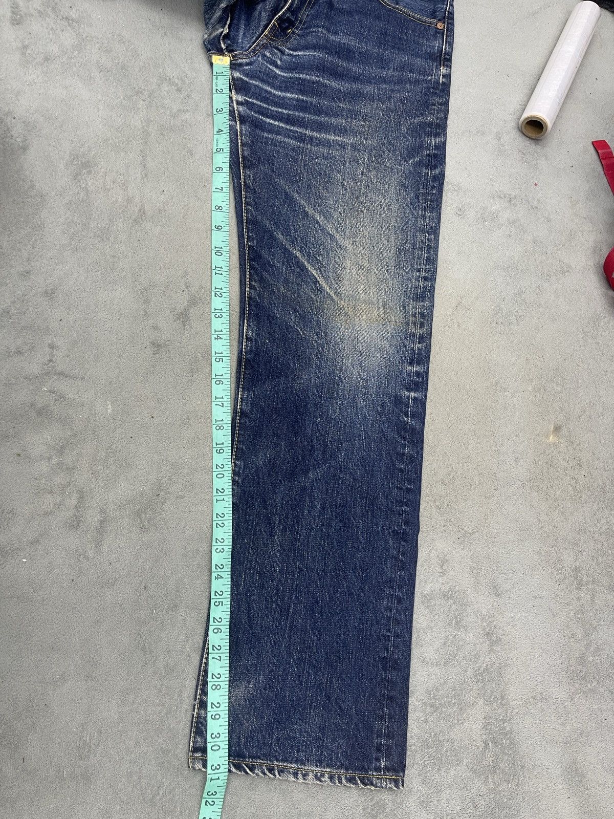 Burgus Plus × Japanese Brand ARCHIVE🔥BURGUS PLUS HINOYA DISTRESS DENIM Size US 34 / EU 50 - 14 Thumbnail