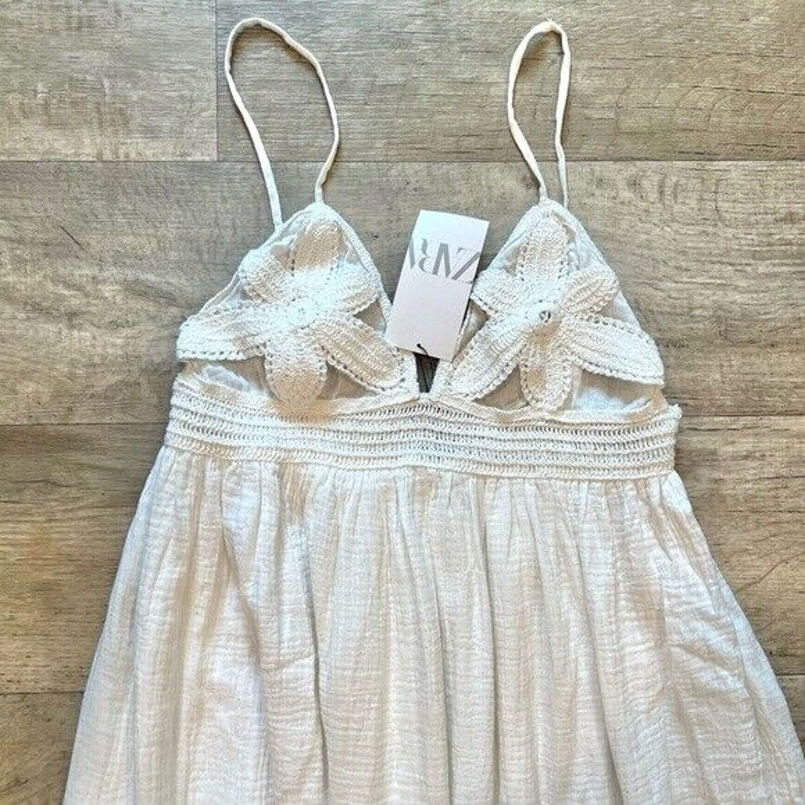Zara ZARA BLOGGER FAVE!!! Textured Midi Dress NWT Size L / US 10 / IT 46 - 23 Thumbnail