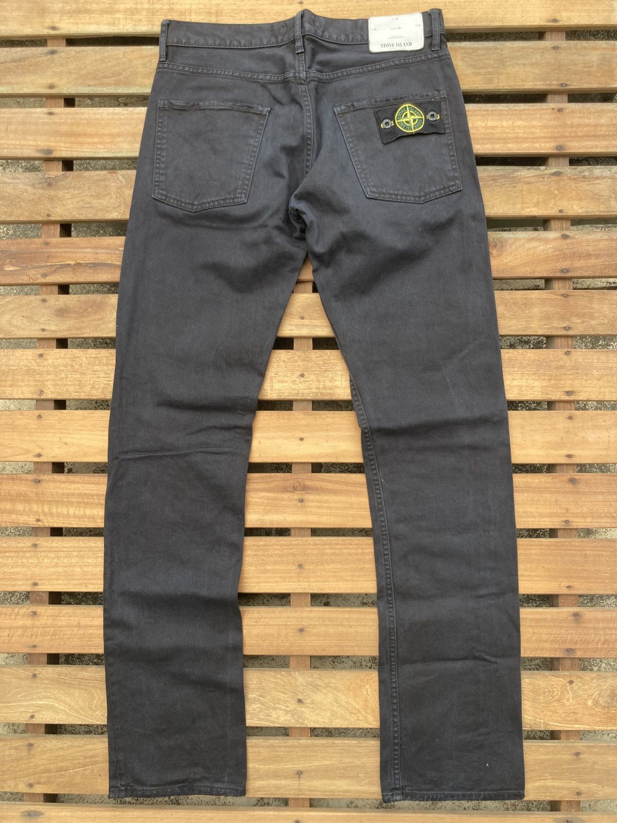 Massimo Osti Archive Stone Island Blue Black Casual Jeans Size US 32 / EU 48 - 2 Thumbnail