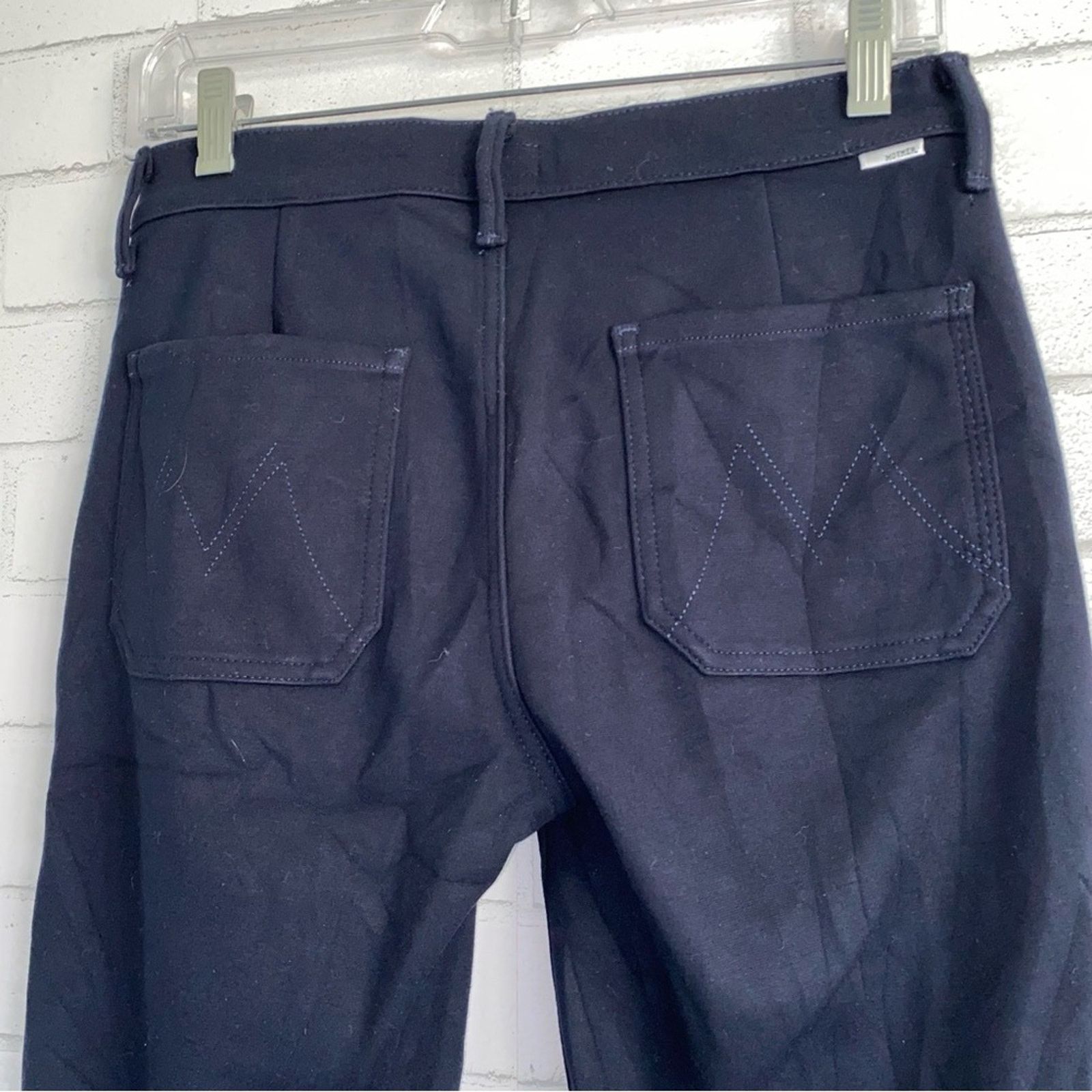 MOTHER Mother Denim Pleated Trainer Blue French Kissing Jeans 27 Size 27" / US 4 / IT 40 - 12 Thumbnail
