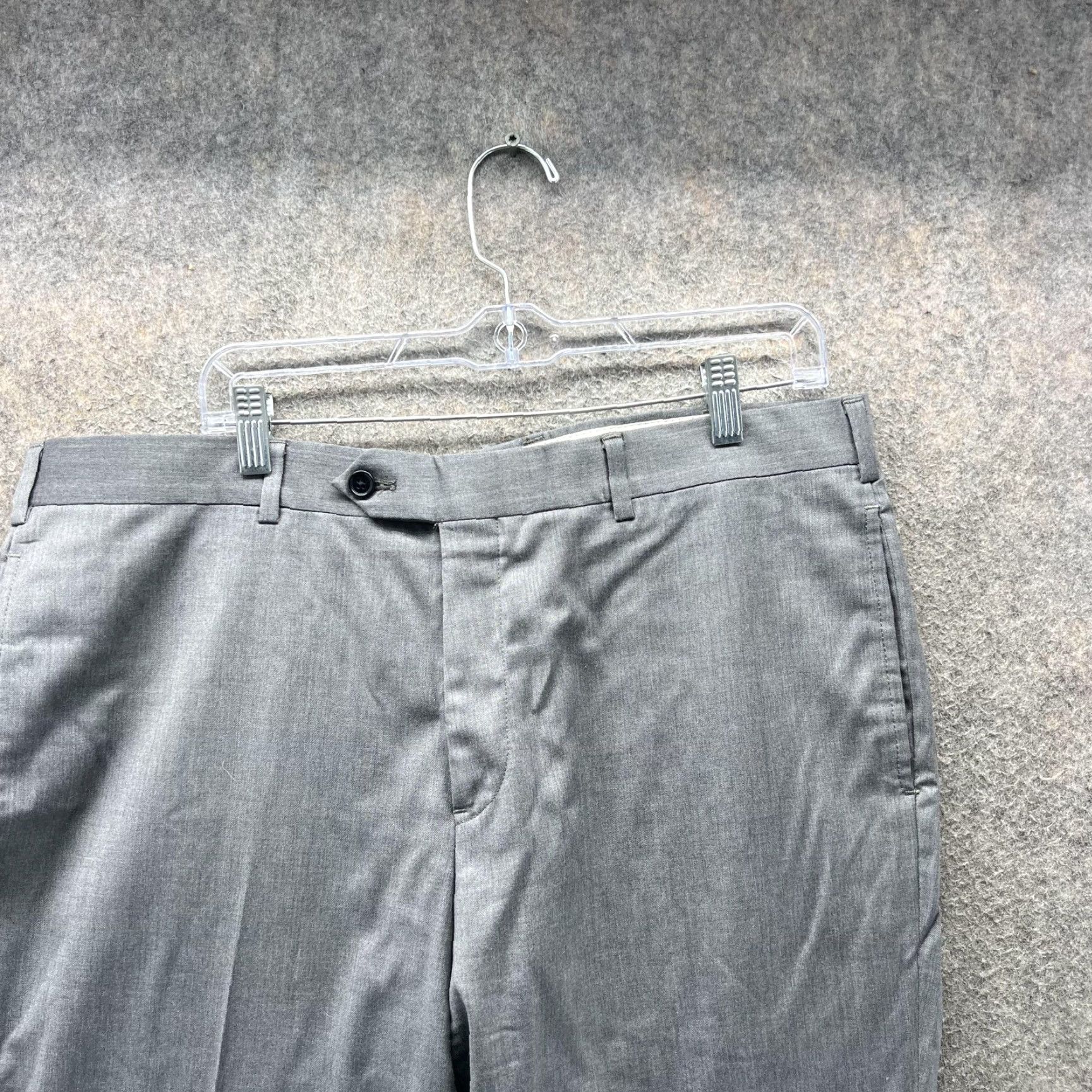 Brooks Brothers Brooks Brothers Pants Mens 38x30 Gray Regent Fit Dress Slacks Wool Blend Dress Pants Flat Front Mens Size US 38 / EU 54 - 7 Thumbnail