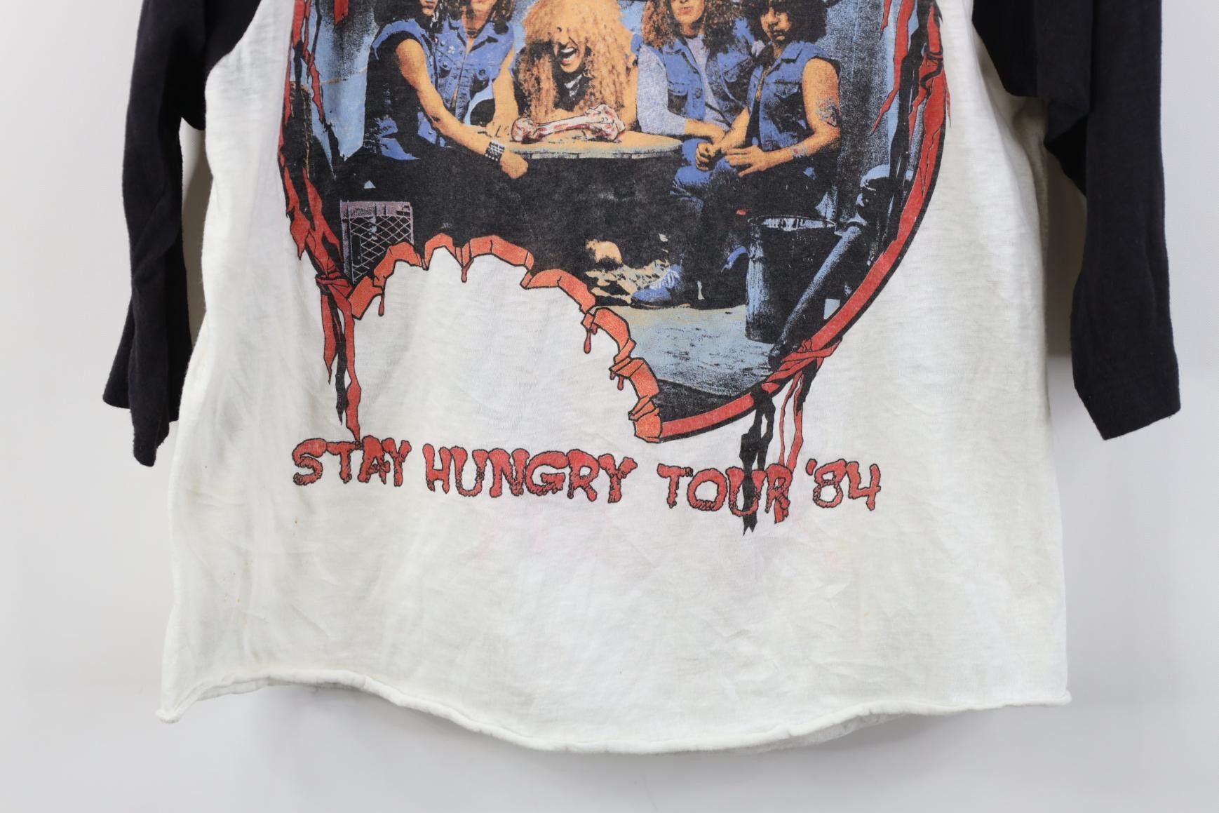 Vintage Vintage 80s 1984 Stay Hungry Tour Twisted Sister T-Shirt Size M / US 6-8 / IT 42-44 - 17 Thumbnail