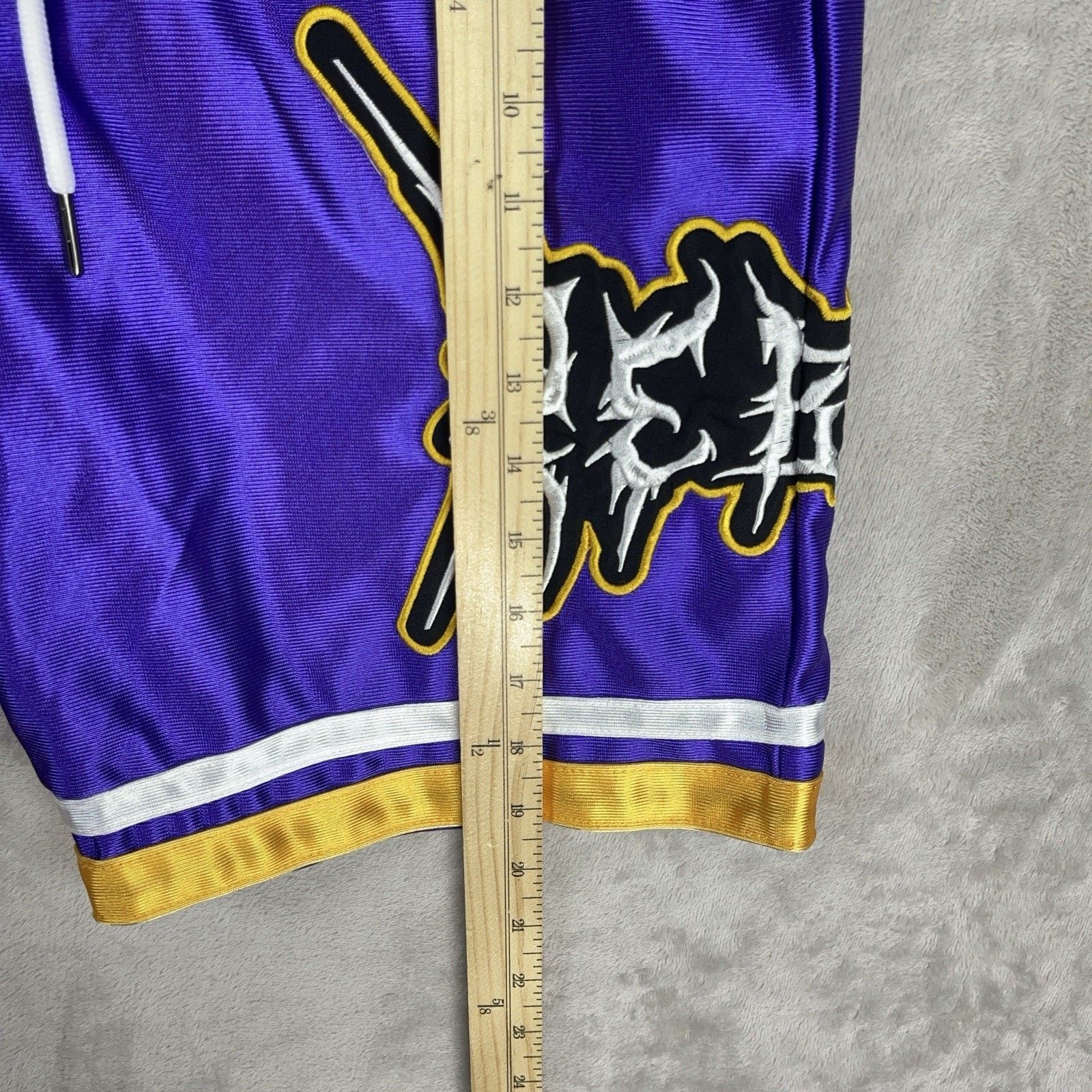 Other Rebel Vengeance Basketball Shorts Mens Small Lakers Colorway Size US 30 / EU 46 - 8 Thumbnail