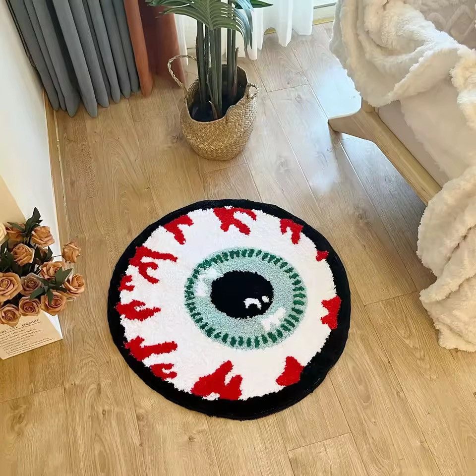 Other Handmade Custom Eyeball Gothic Home Bedroom Rug Carpet Size ONE SIZE - 3 Thumbnail