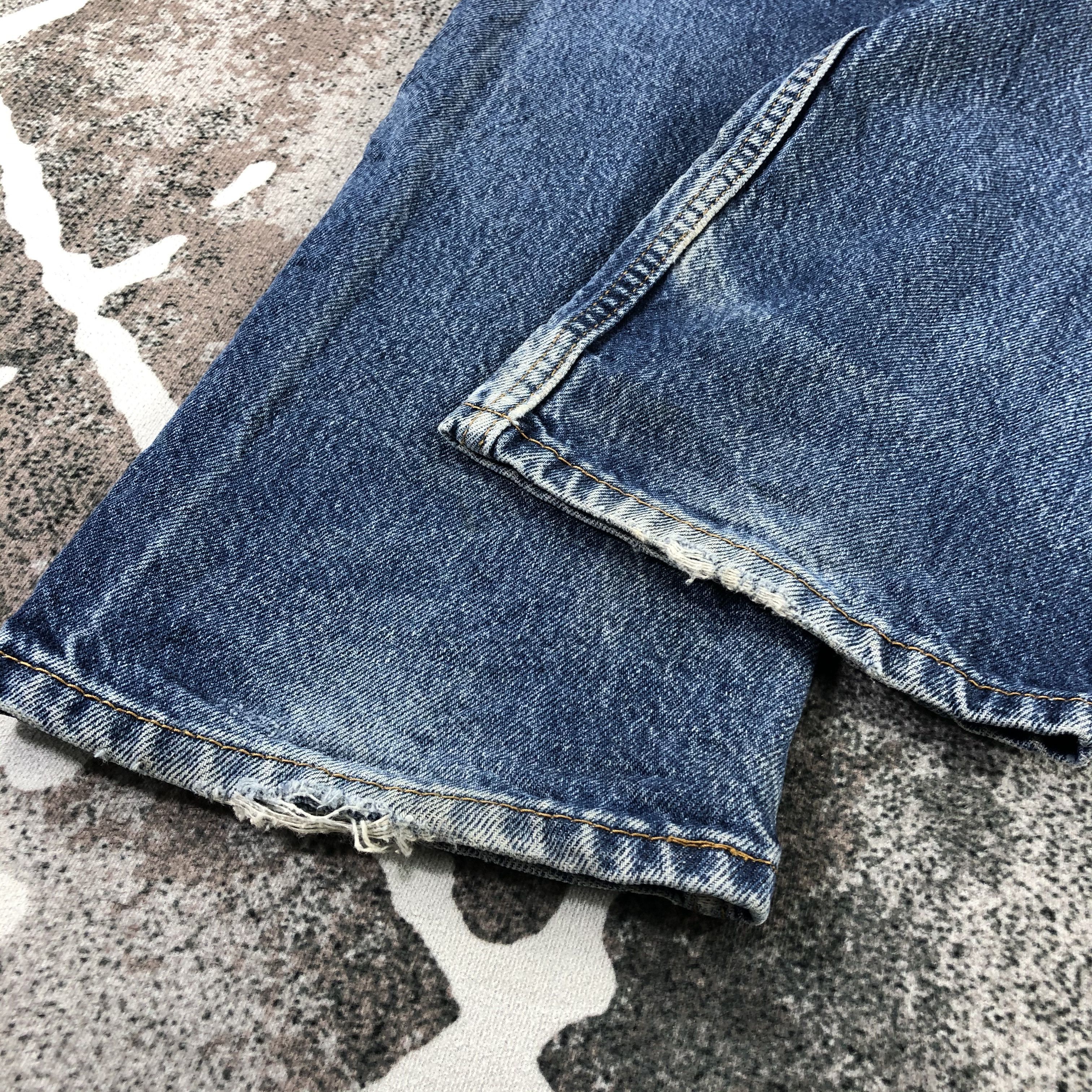 Levi's Vintage Levis 505 Jeans Blue Wash Denim KJ1373 Size US 32 / EU 48 - 6 Thumbnail