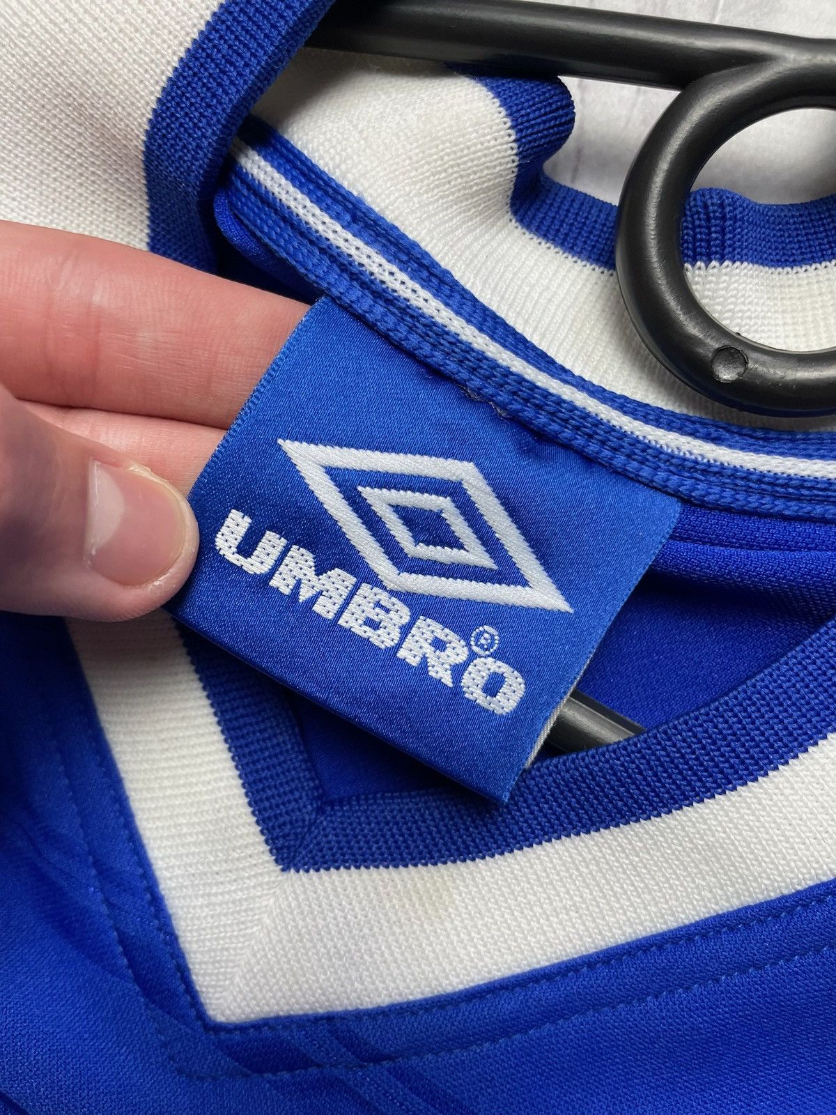 Umbro × Vintage Vintage Umbro Everton soccer jersey size XL logo Size US L / EU 52-54 / 3 - 4 Thumbnail