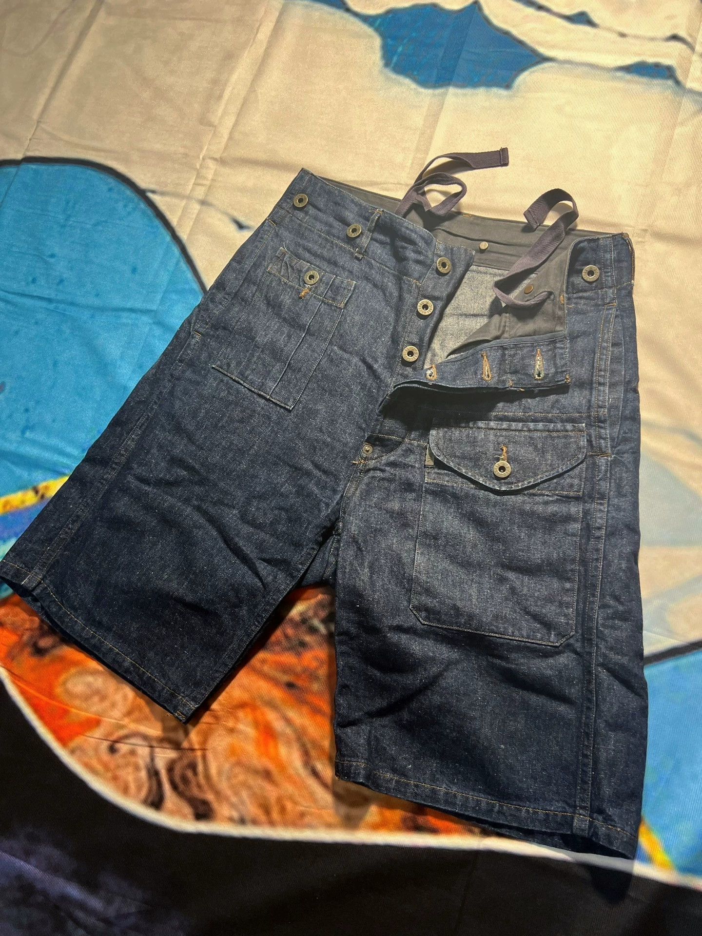 Nigel Cabourn Nigel Cabourn Denim shorts Size US 30 / EU 46 - 1 Thumbnail