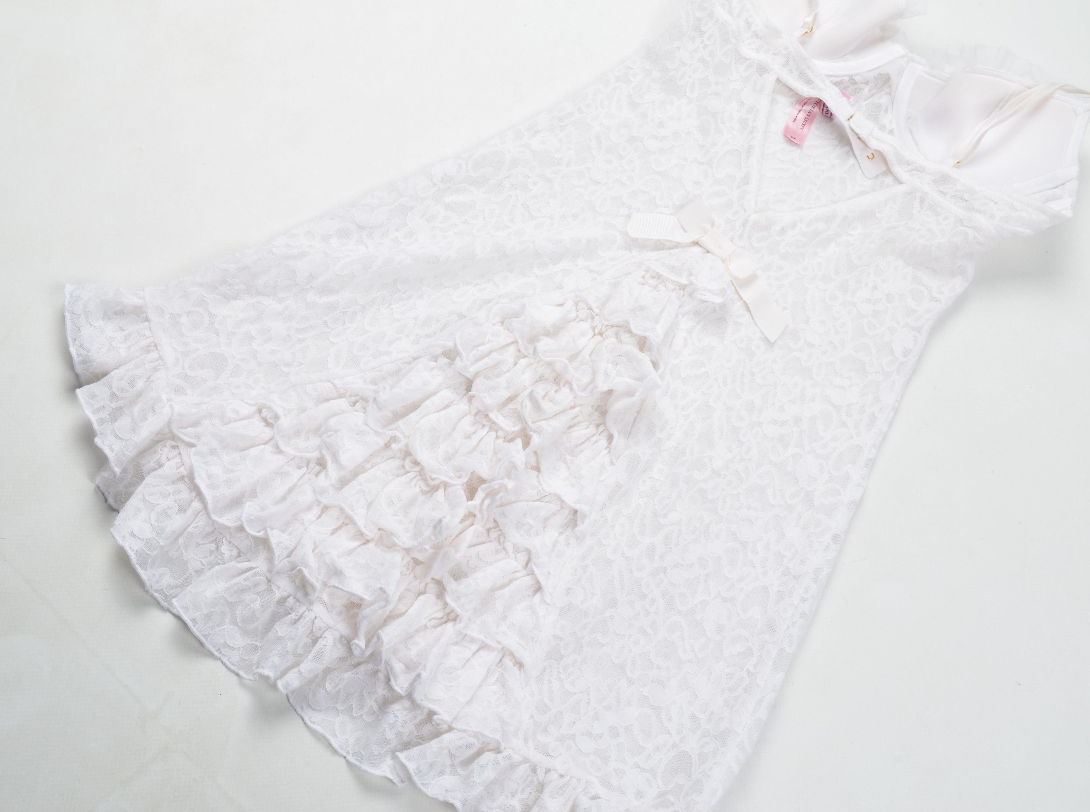 Designer × Victoria's Secret × Vintage Victorias Secret The Lacie Y2K Sexy Coquette Lace Mini Dress Size S / US 4 / IT 40 - 12 Thumbnail