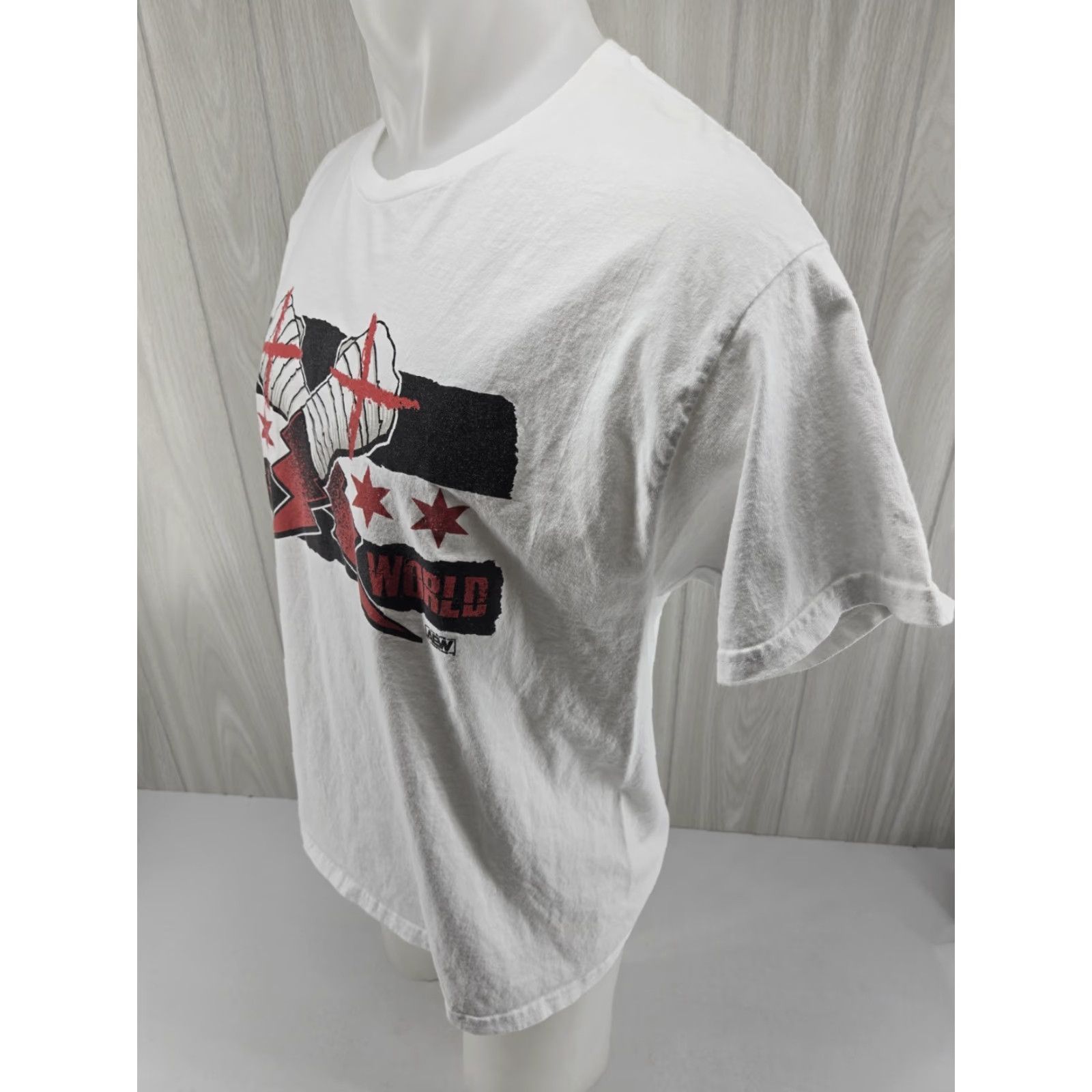 Gildan VINTAGE CM Punk AEW Men's Short Sleeve T-Shirt White 100% Cotton Crew Neck L Shirts Mens CM Punk AEW Shirt Size US L / EU 52-54 / 3 - 5 Thumbnail