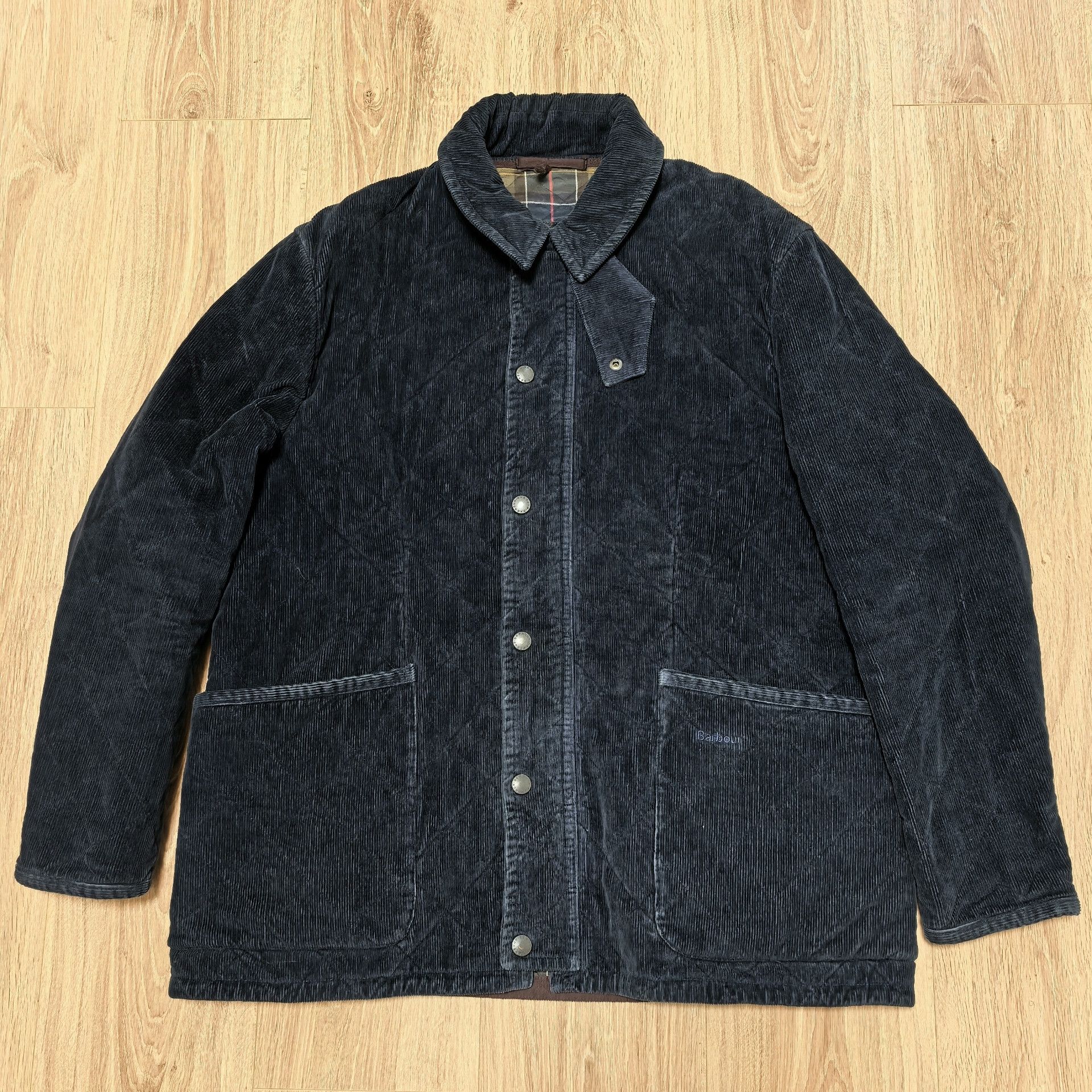 Barbour Barbour English Corduroy Quilted Jacket Size US XL / EU 56 / 4 - 1 Thumbnail