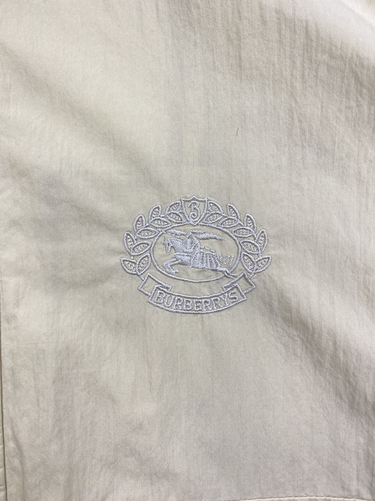 Burberry × Vintage Vintage 80s Burberrys Embroidery Logo Zipper Jacket Size US L / EU 52-54 / 3 - 9 Thumbnail
