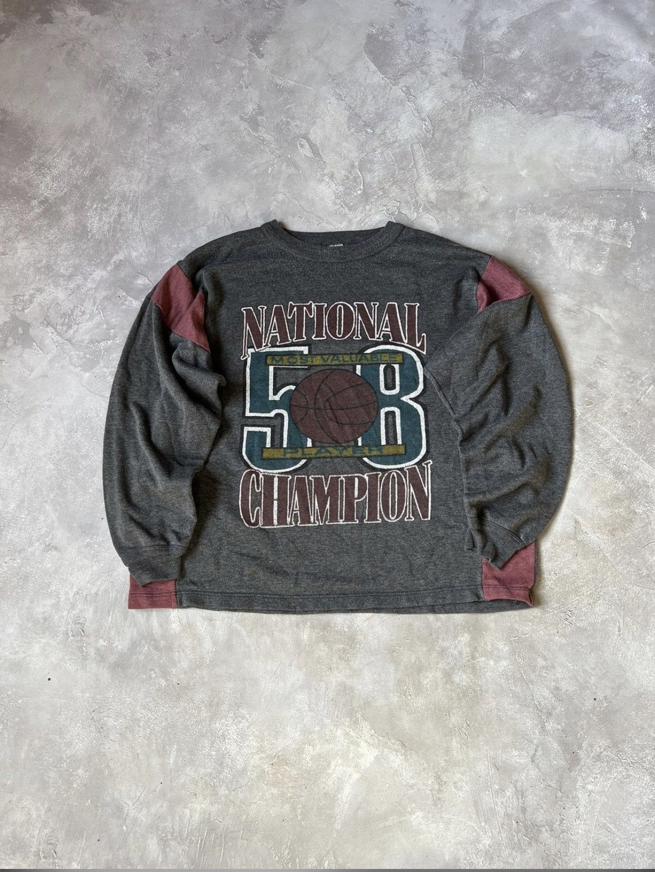 Vintage Vintage Sweatshirt National Basketball Champion Size US M / EU 48-50 / 2 - 4 Thumbnail