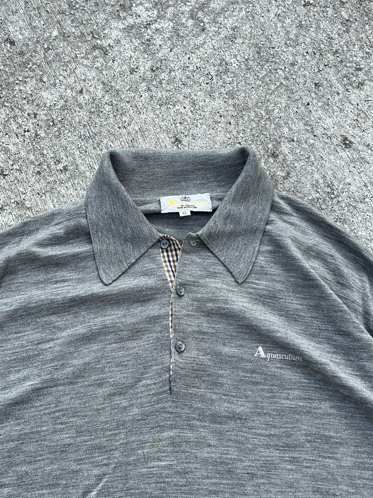 Aquascutum Vintage Aquascutum Collar Longsleeve Size US XL / EU 56 / 4 - 6 Thumbnail