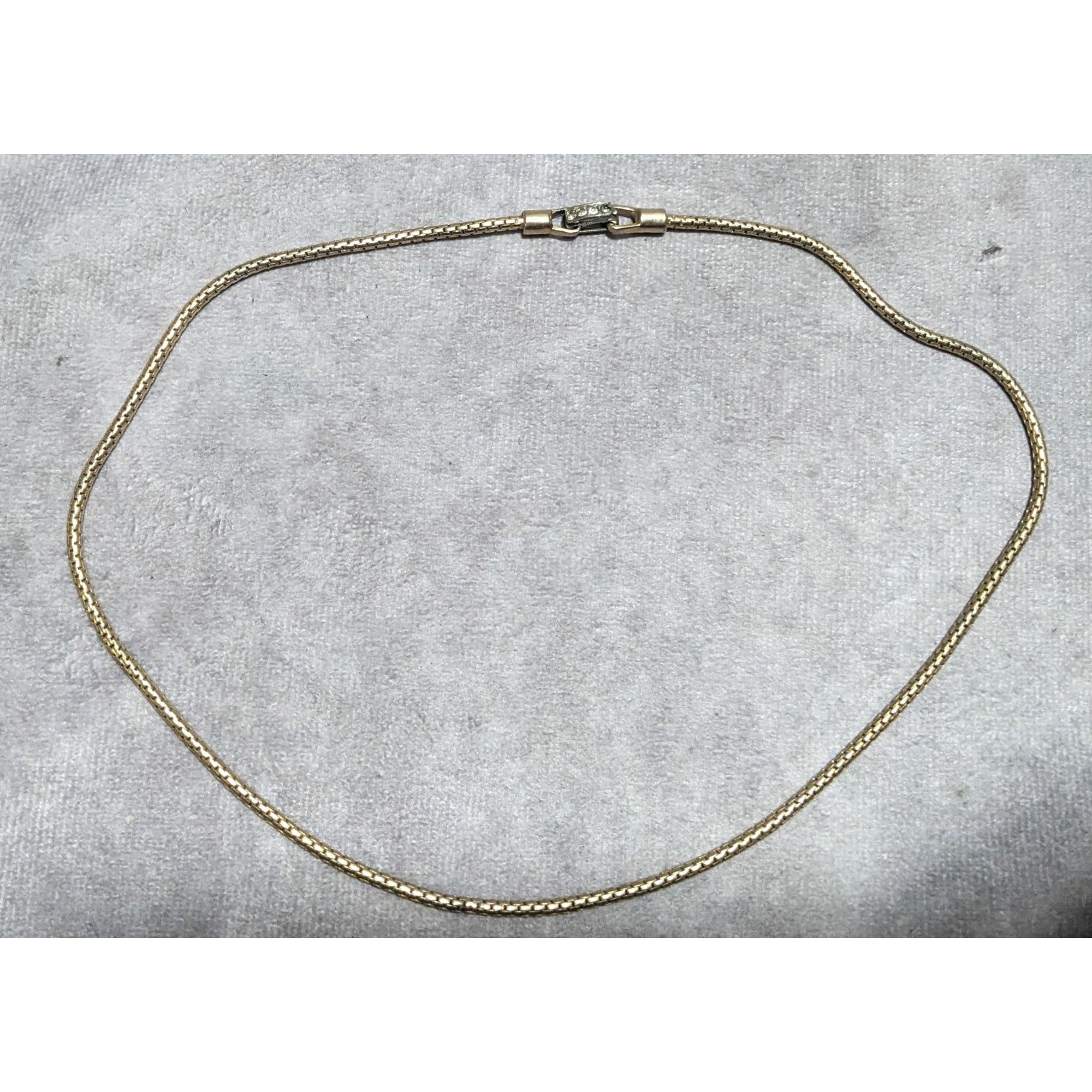 Other Vintage Gold Snake Chain Necklace Size ONE SIZE - 9 Thumbnail