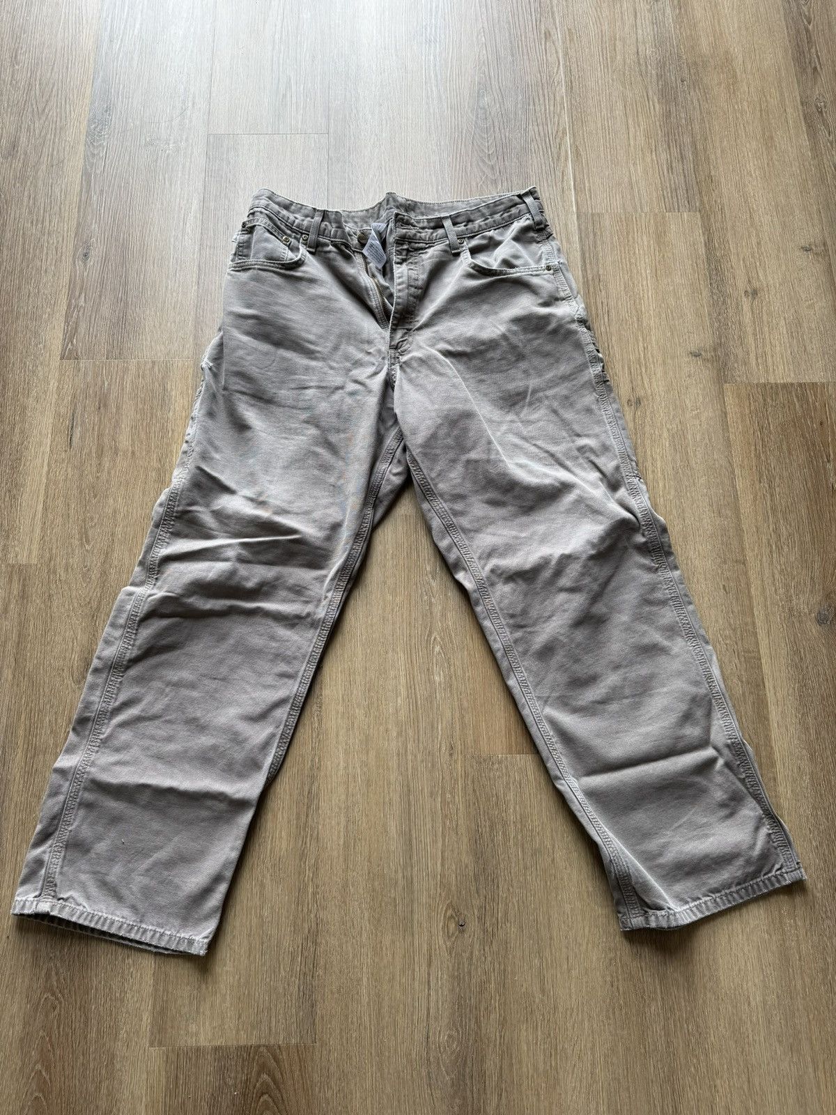 Carhartt × Vintage Vintage Baggy Carhartt Workwear Pants 35x30 Size US 35 - 1 Thumbnail