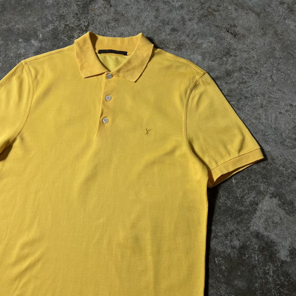 Louis Vuitton Louis Viutton - LV Logo Polo-Shirt - Yellow Size US S / EU 44-46 / 1 - 2 Thumbnail
