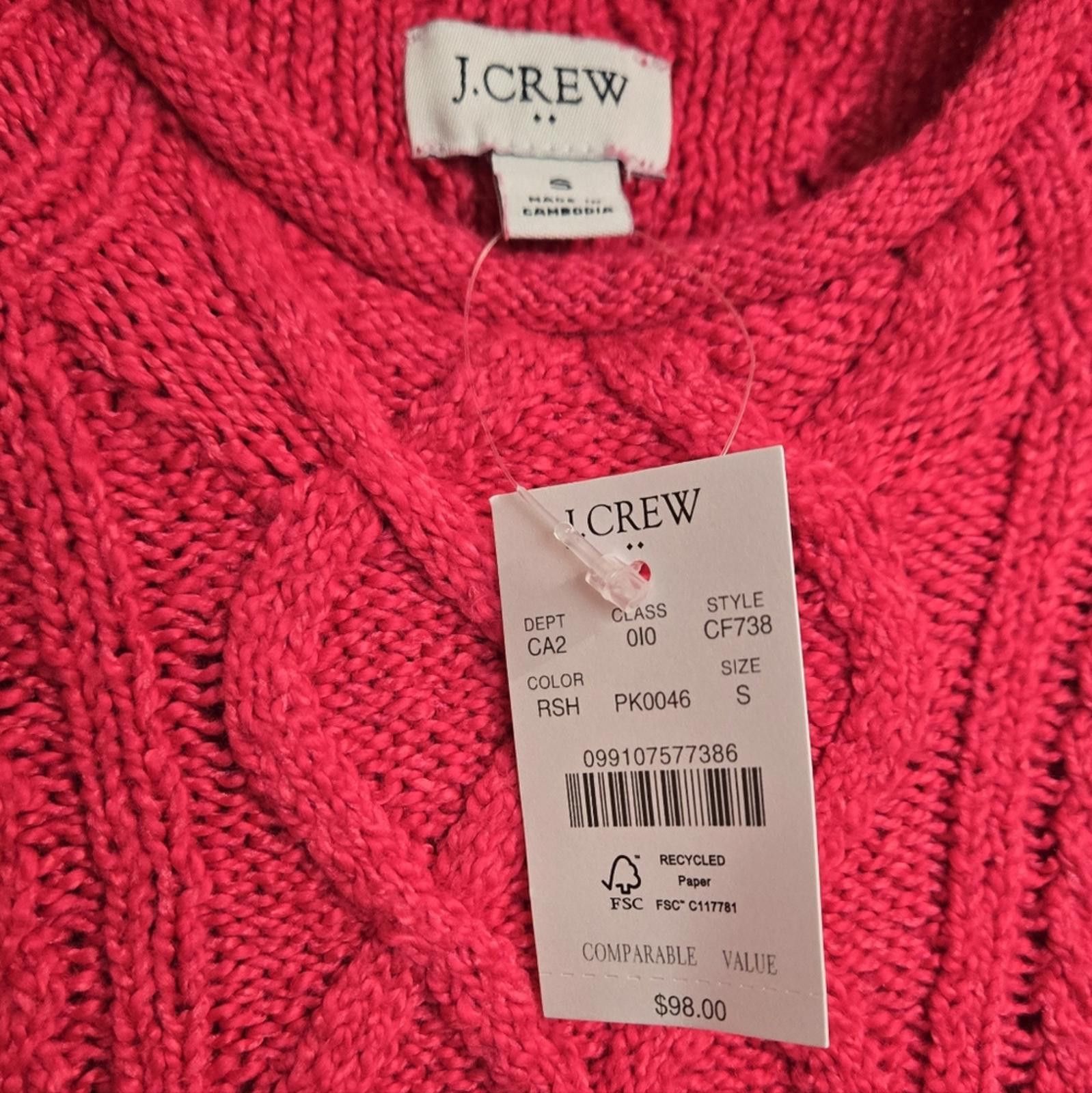 J.Crew J Crew Mockneck cable-knit sweater Size S / US 4 / IT 40 - 4 Thumbnail