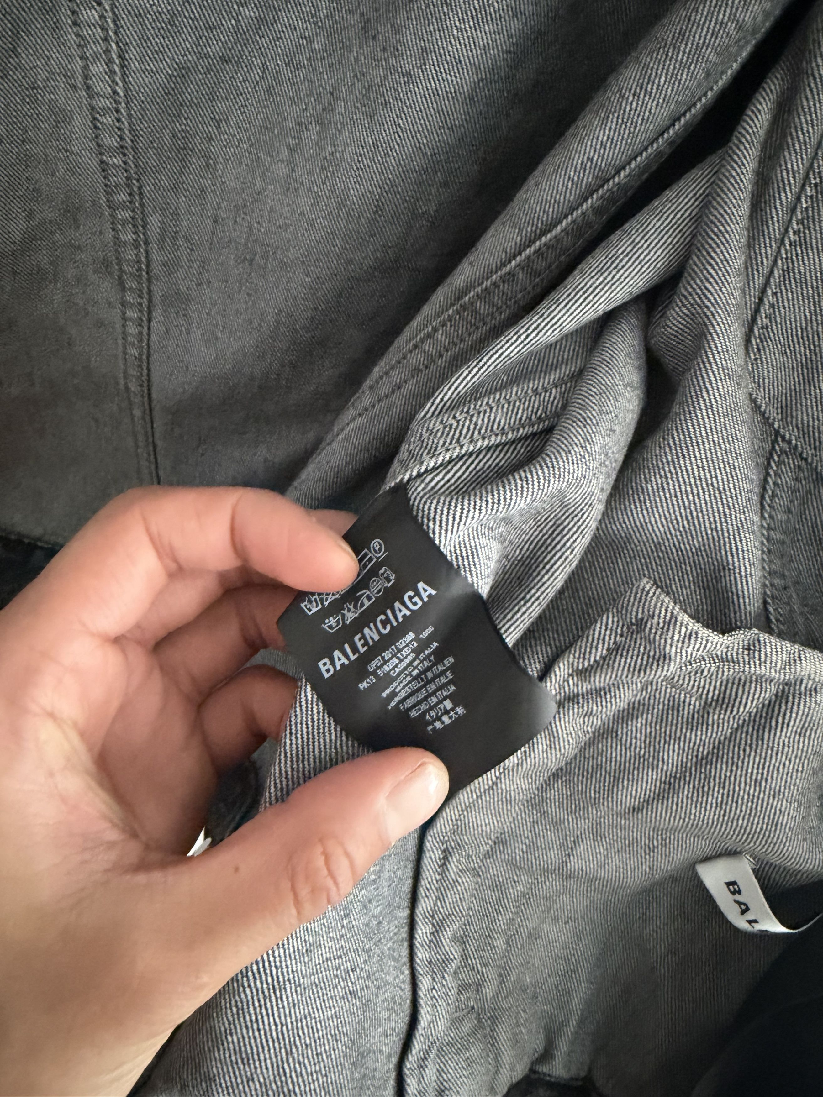 Balenciaga Double Parka Denim Jacket, 38 Size XS / US 0-2 / IT 36-38 - 5 Thumbnail
