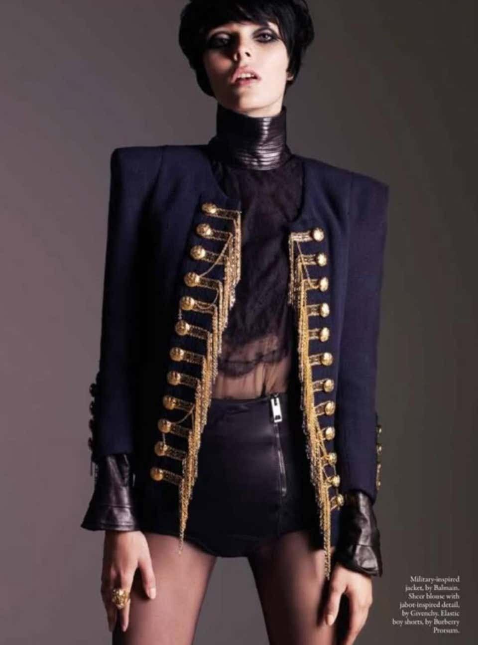 Balmain FW10 Balmain Decarnin Runway Silk Bouclé Napoleon Jacket Size US S / EU 44-46 / 1 - 3 Thumbnail