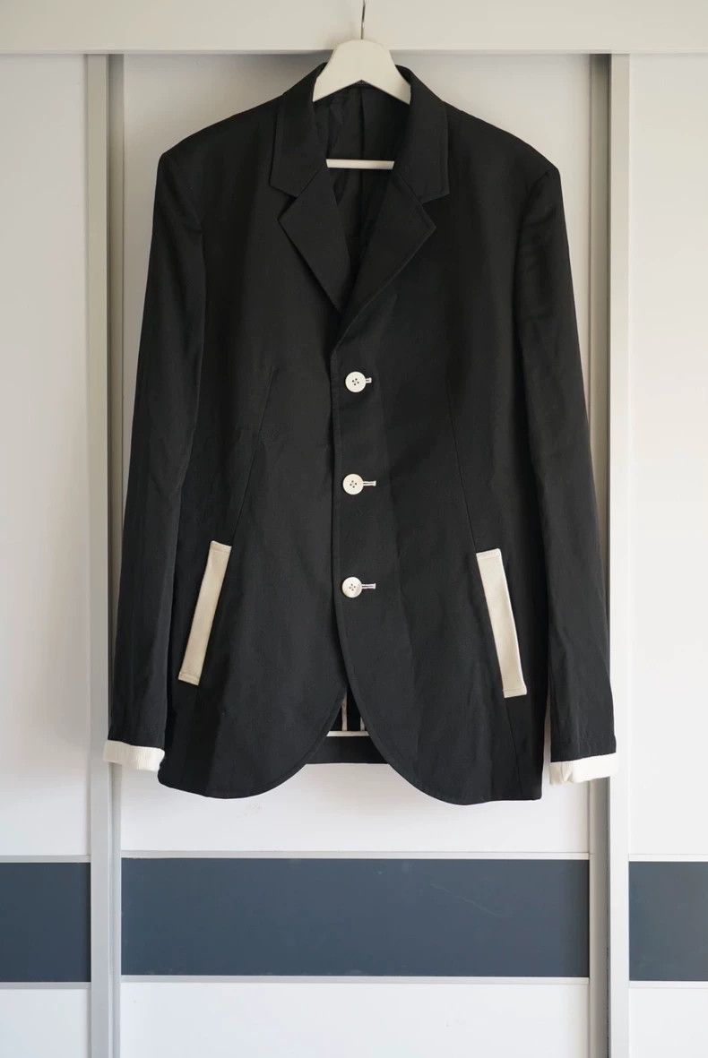 Yohji Yamamoto Yohji Yamamoto size 3 09 aw beast period white button wool Size 38S - 1 Thumbnail