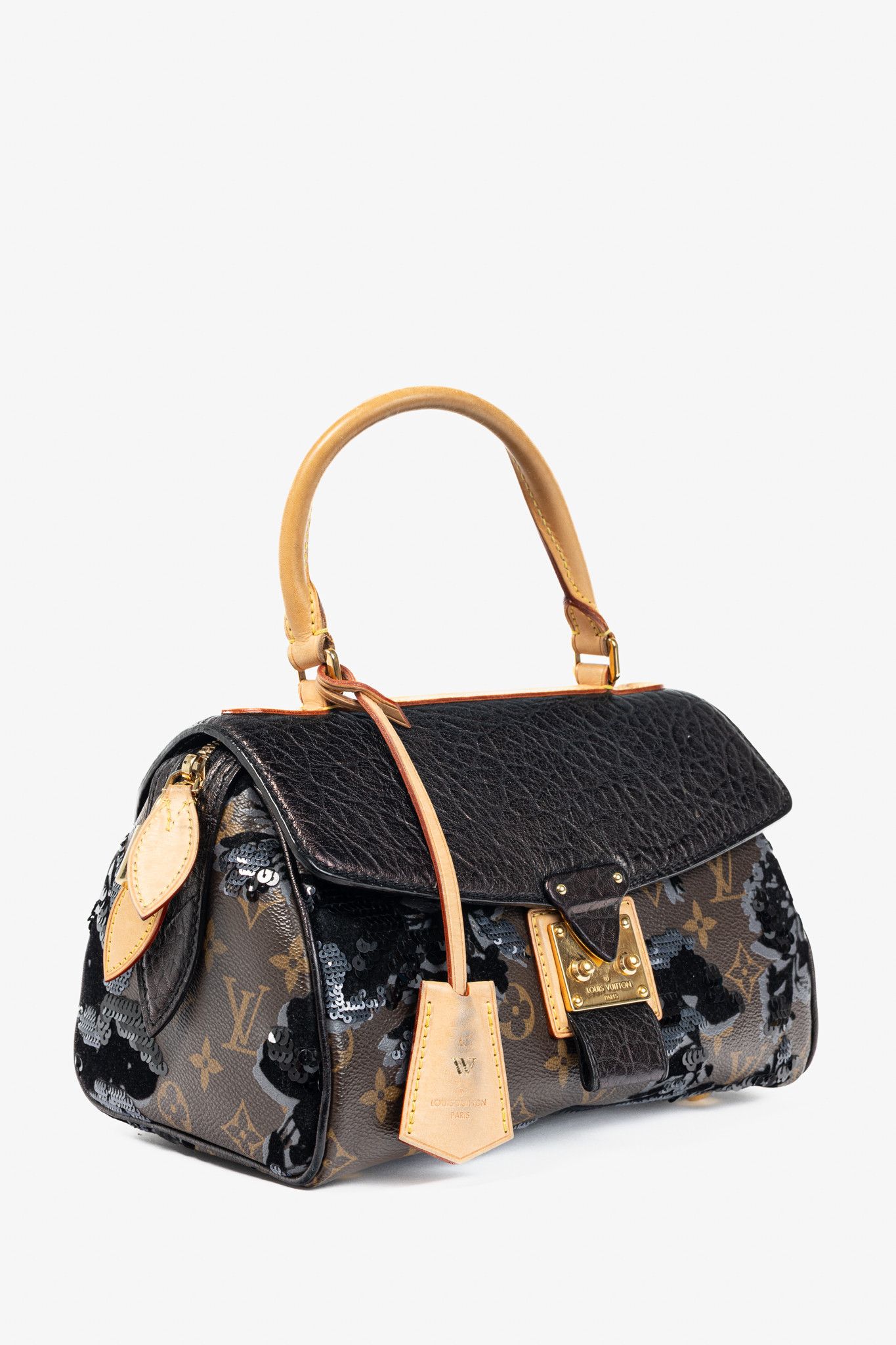 Louis Vuitton Louis Vuitton AW10 Carrousel Monogram Fleur de Jais Handbag Size ONE SIZE - 2 Thumbnail