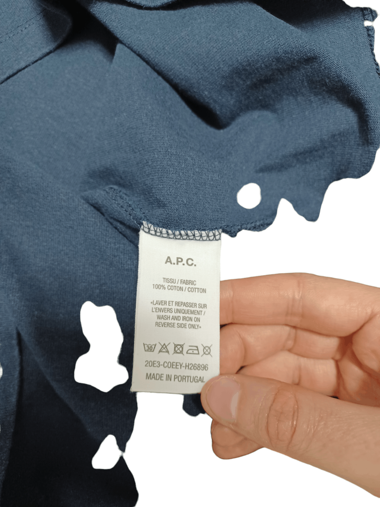 A.P.C. A.P.C MADE IN PORTUGAL HEAVY COTTON TEA Size US L / EU 52-54 / 3 - 4 Thumbnail