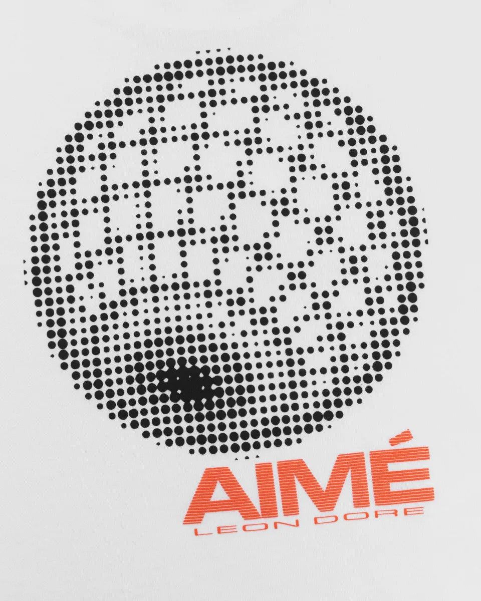 Aime Leon Dore o1mle0725 ALD New Balance Geo Print Logo T-Shirt in White Size US L / EU 52-54 / 3 - 3 Thumbnail