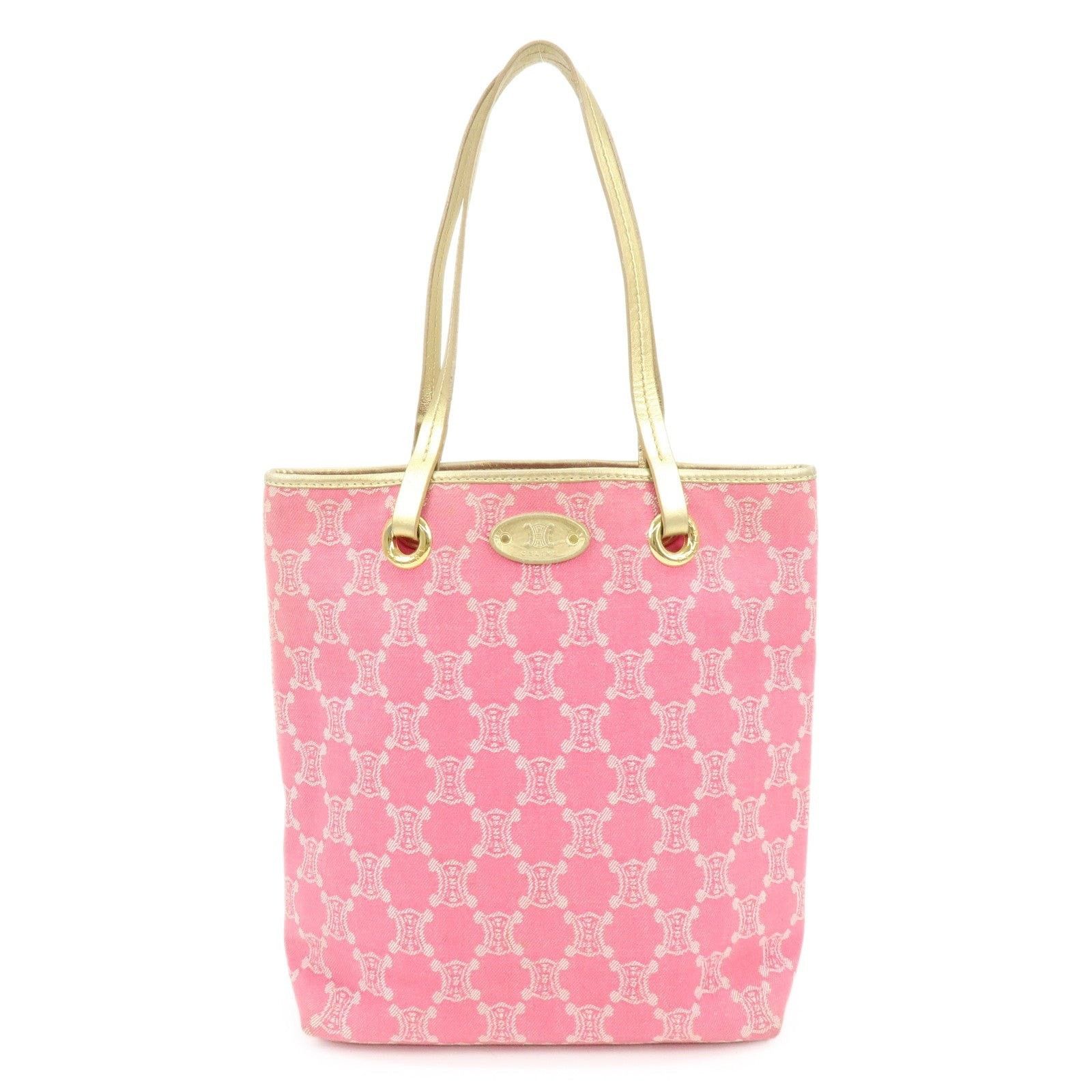 Celine Celine Macadam Canvas Tote Pink Size ONE SIZE - 1 Thumbnail