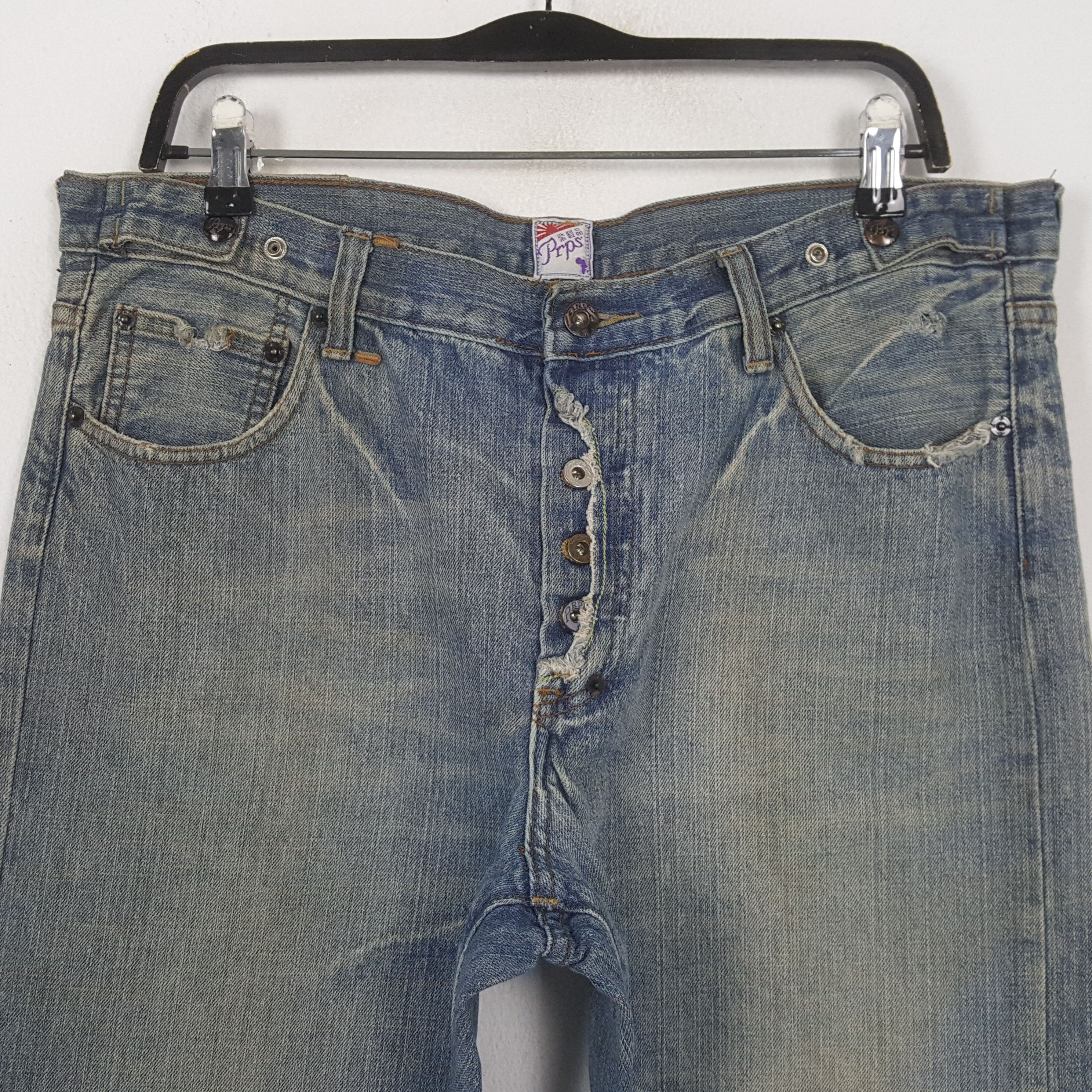 Prps Prps Fashion Streetwear Style Jeans RR11 Size US 36 / EU 52 - 2 Thumbnail