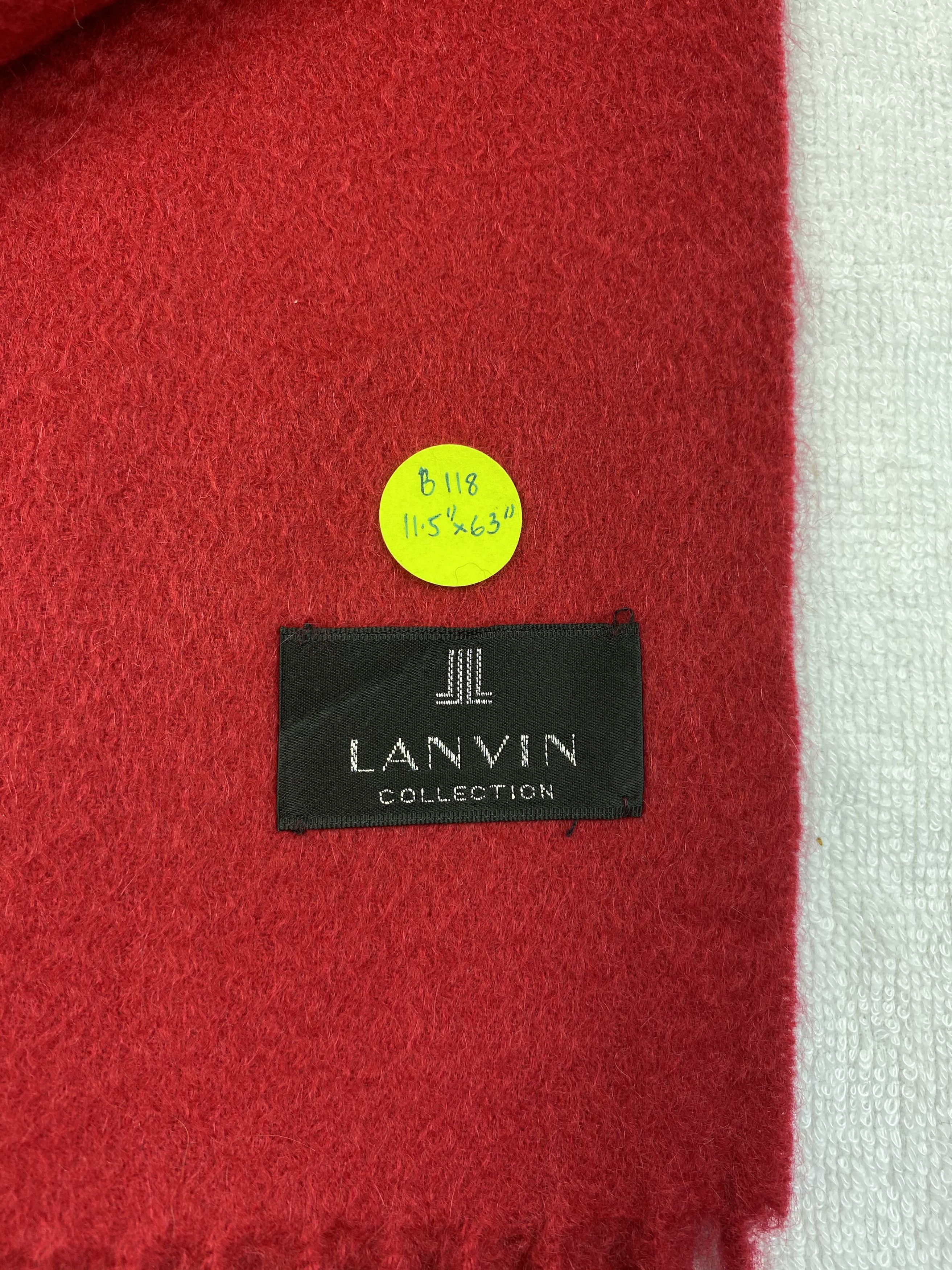Lanvin Lanvin Cashmere Scarf / Muffler / Neckwear Size ONE SIZE - 5 Thumbnail