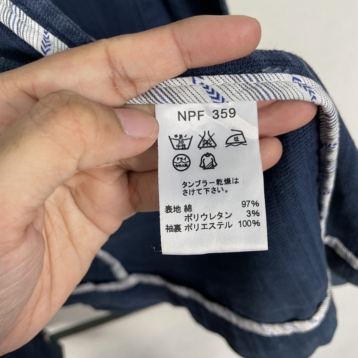 Kansai Yamamoto Kansai Yamamoto Blue Cotton Jacket Size US M / EU 48-50 / 2 - 16 Thumbnail