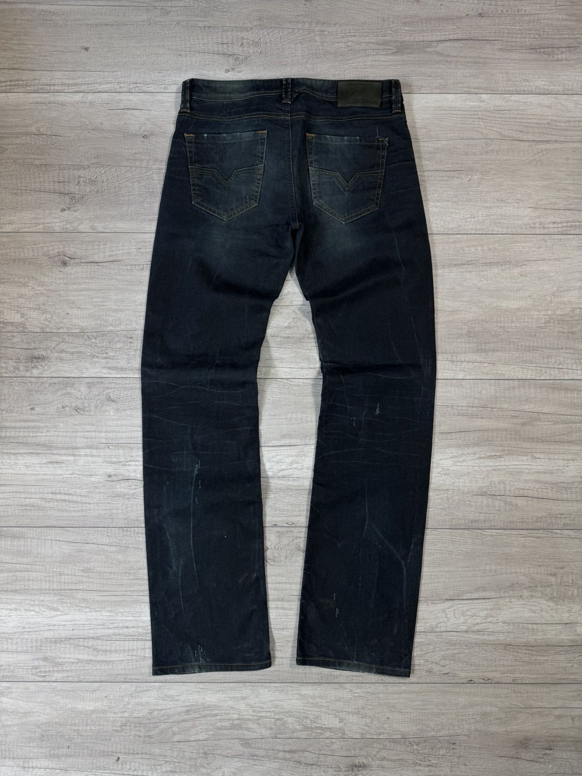 Diesel Diesel Larkee DNA Destresed Trapper Jeans Size US 31 - 3 Thumbnail